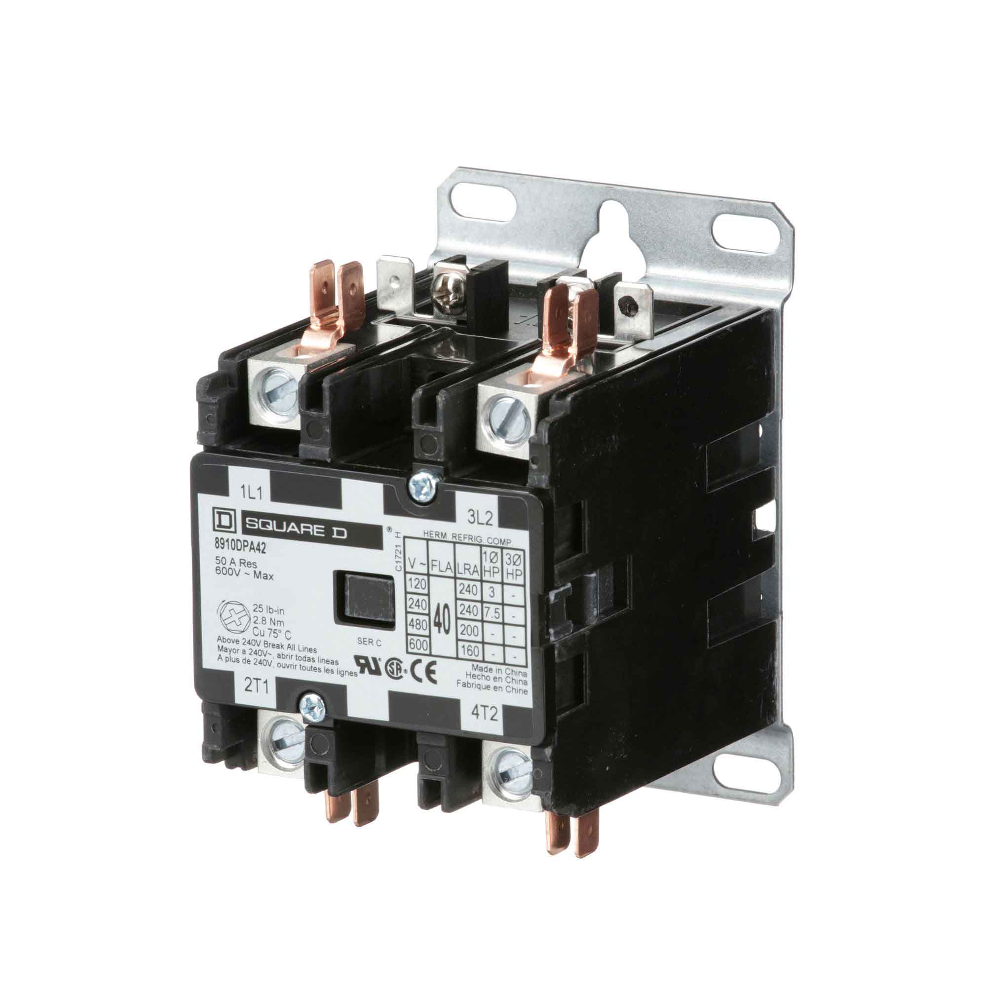 8910DPA42V14 - Square D - Definite Purpose Contactor - Image 3