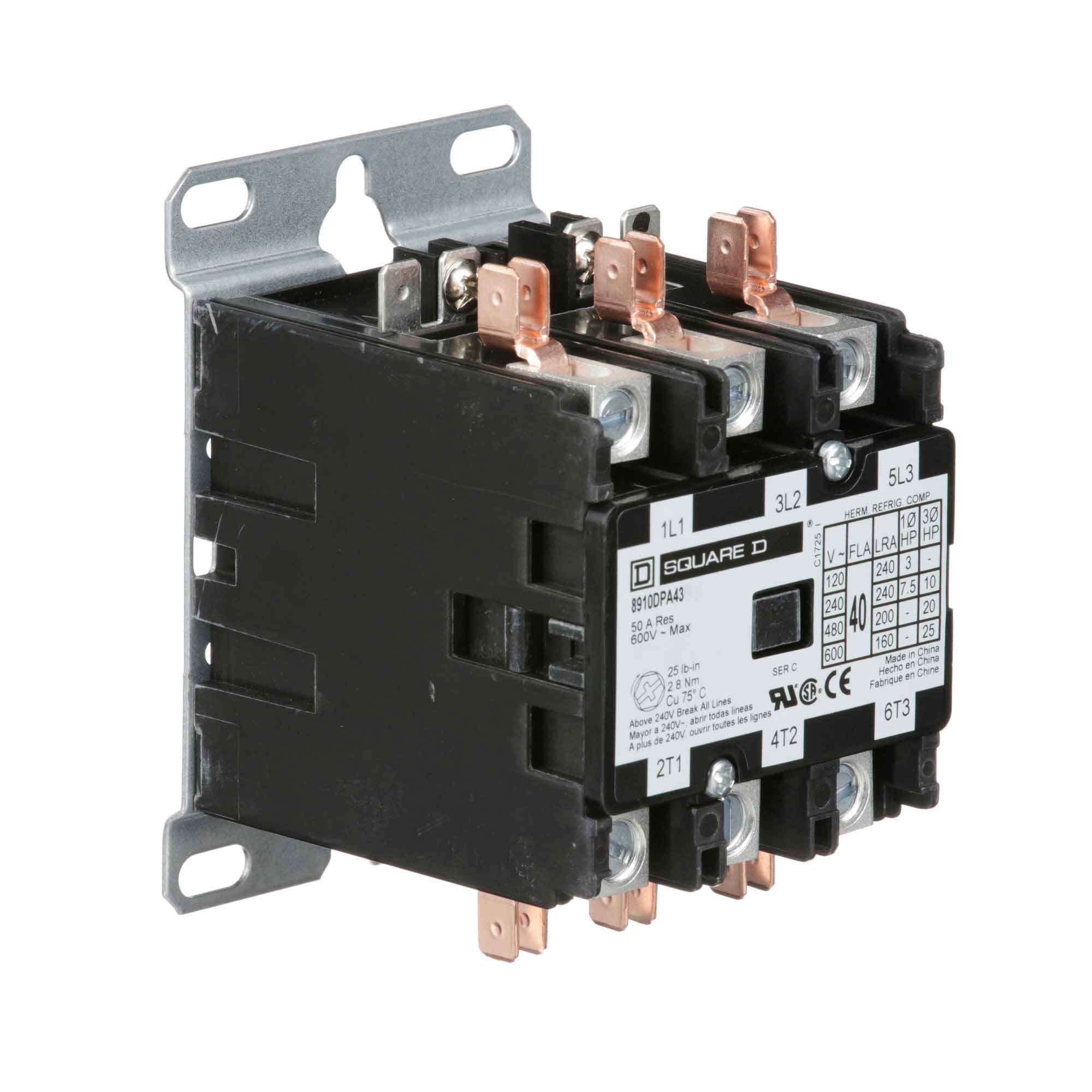 8910DPA43V06 - Square D - Definite Purpose Contactor - Image 2