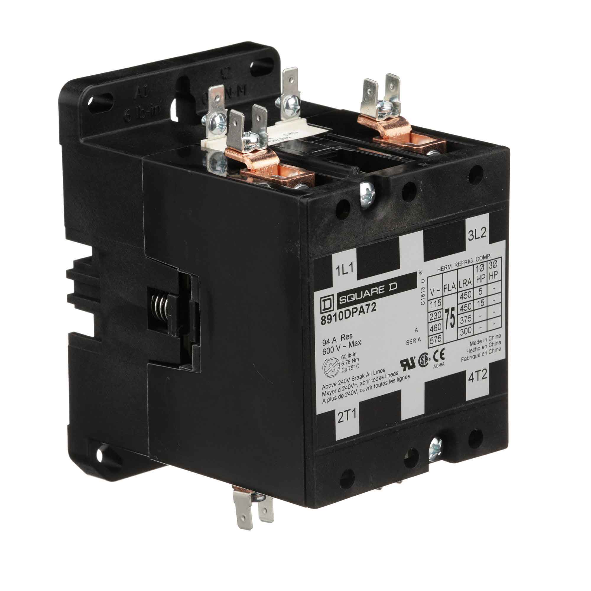 8910DPA72V02 - Square D - Definite Purpose Contactor - Image 2