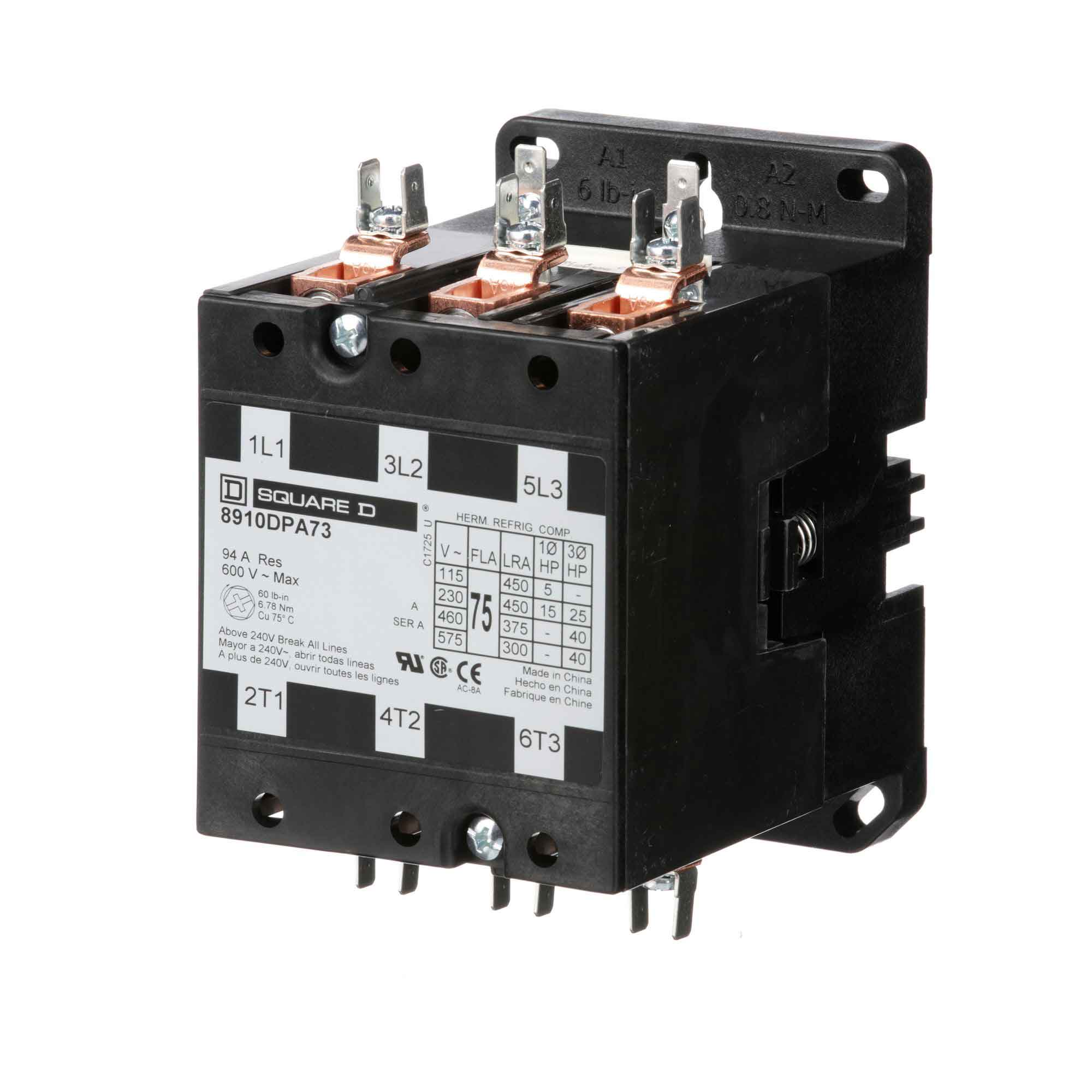 8910DPA73V02 - Square D - Definite Purpose Contactor - Image 3