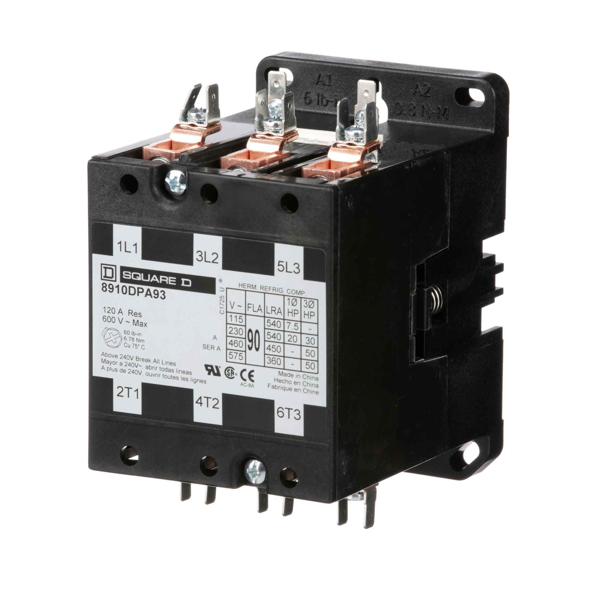 8910DPA93V06 - Square D - Definite Purpose Contactor - Image 3