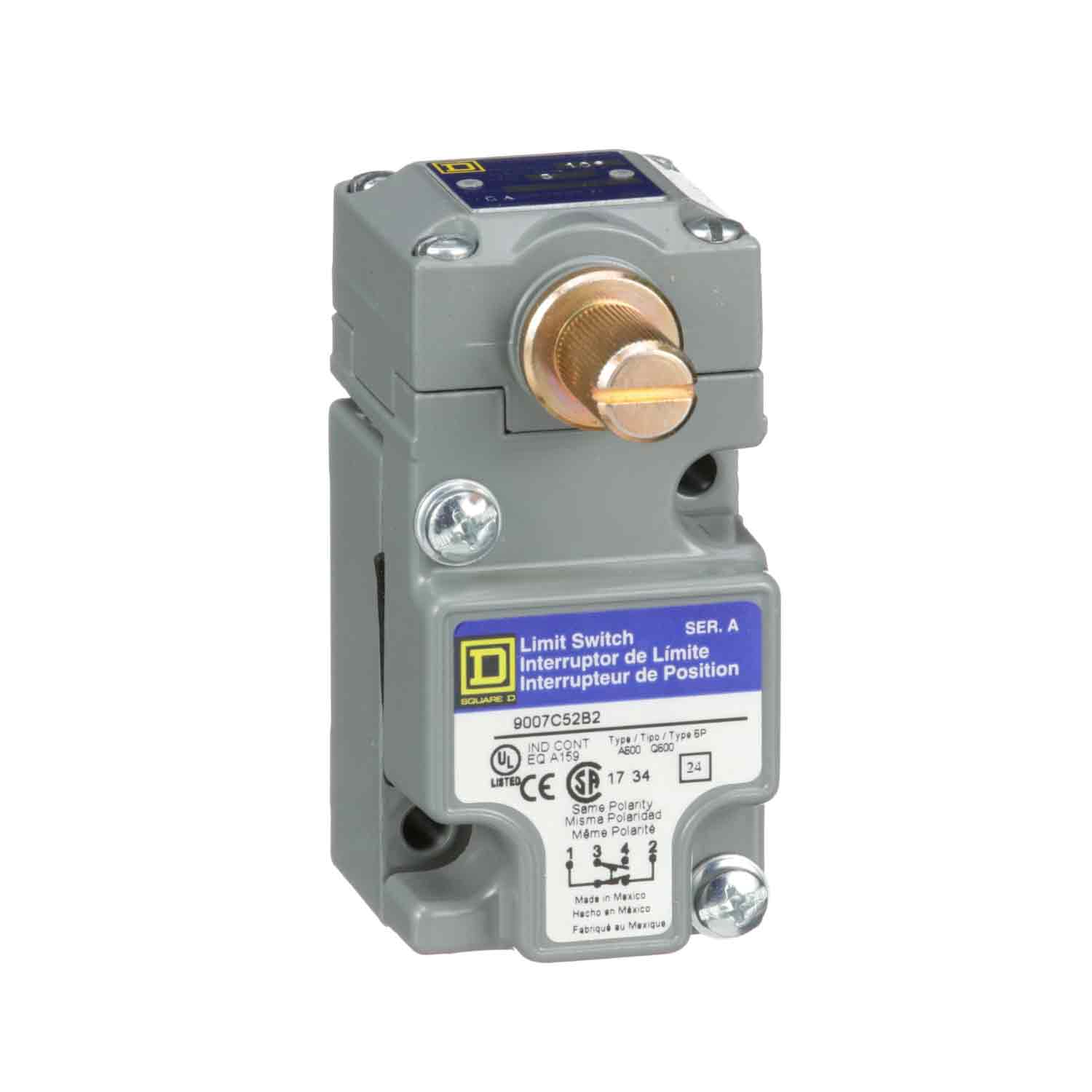 9007C52B2 - Square D - Heavy Duty NEMA Limit Switch