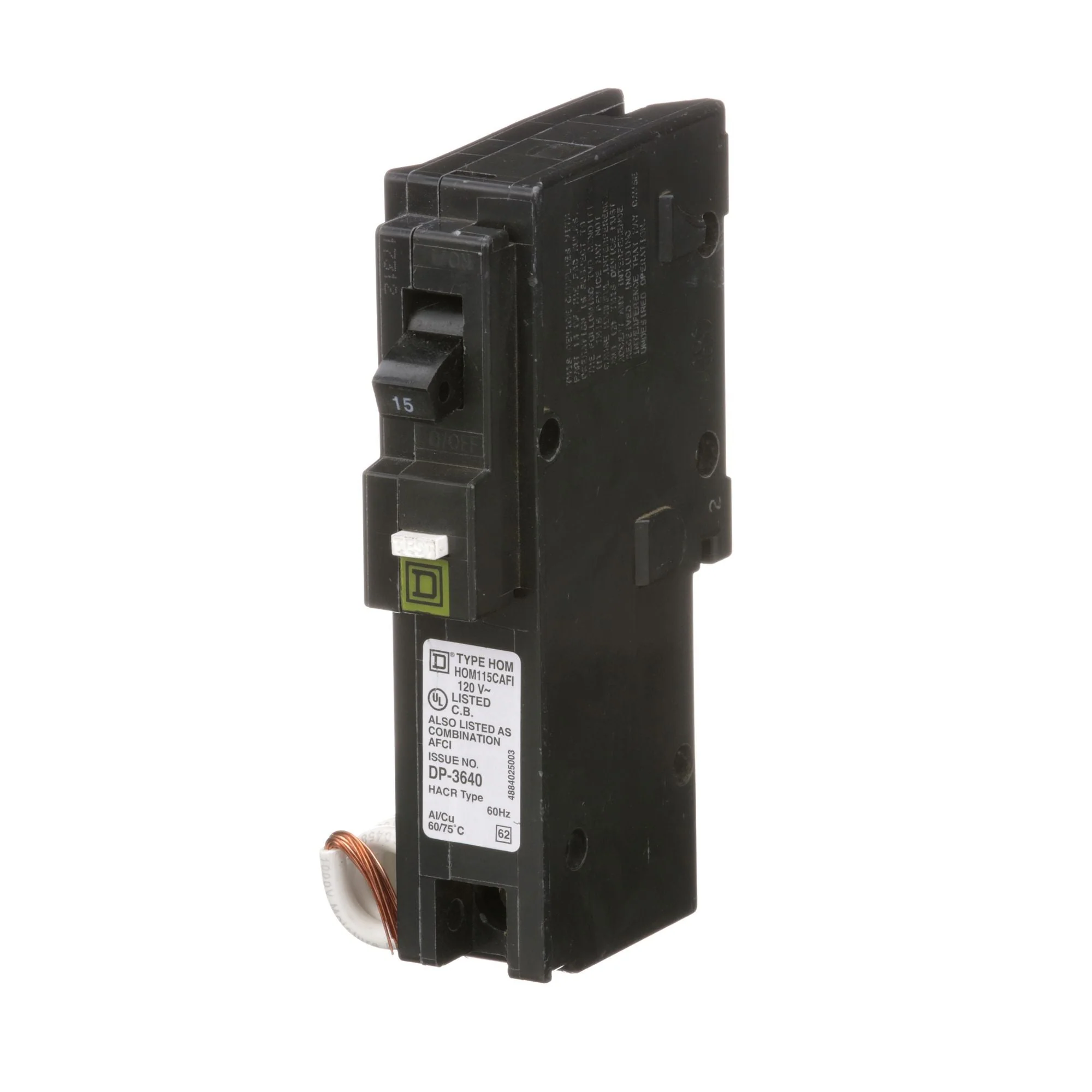 HOM115CAFICP - Square D Homeline - Arc Fault (AFCI) Circuit Breaker - Image 3