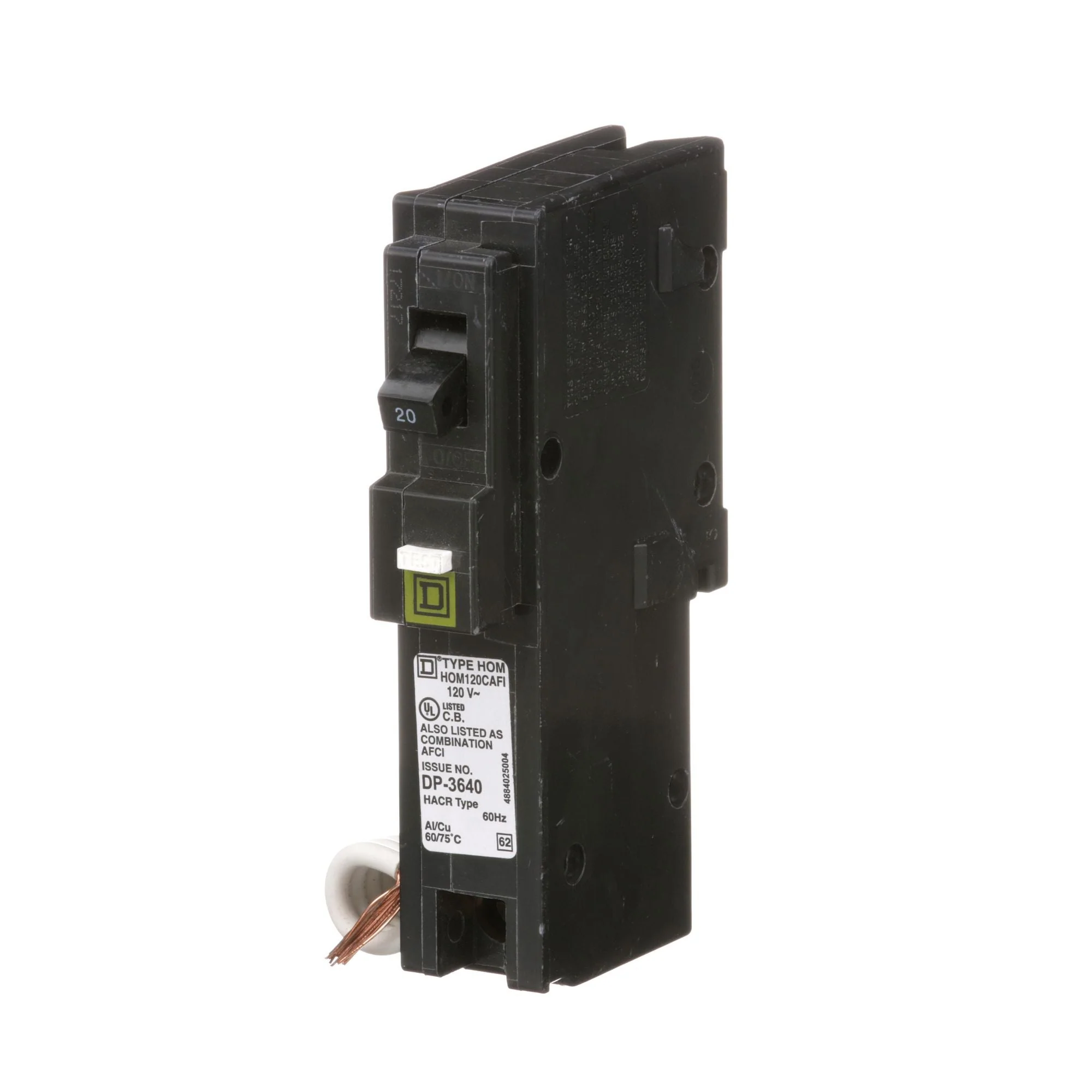 HOM120CAFICP - Square D Homeline - Arc Fault (AFCI) Circuit Breaker - Image 3