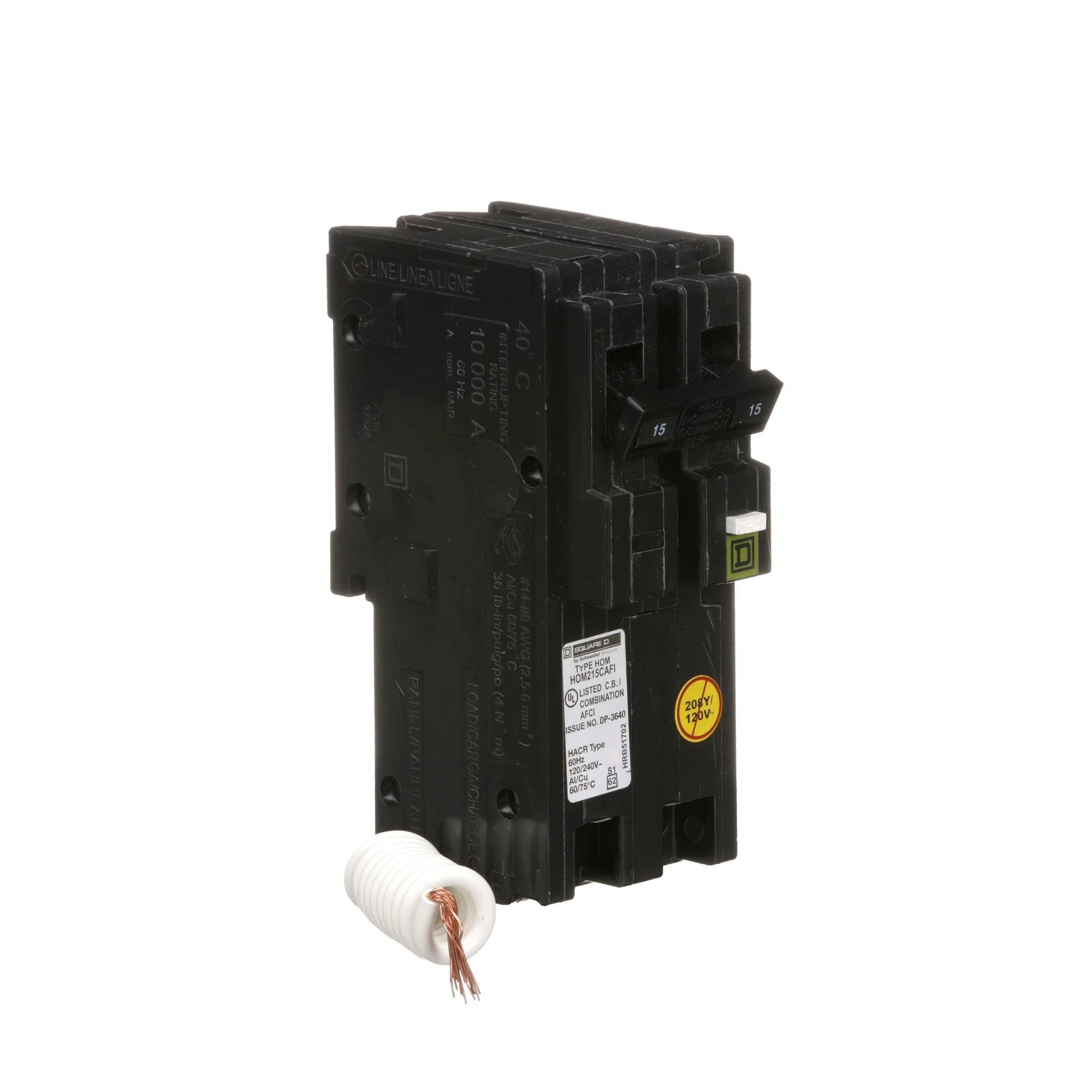 HOM215CAFICP - Square D Homeline - Arc Fault (AFCI) Circuit Breaker - Image 2