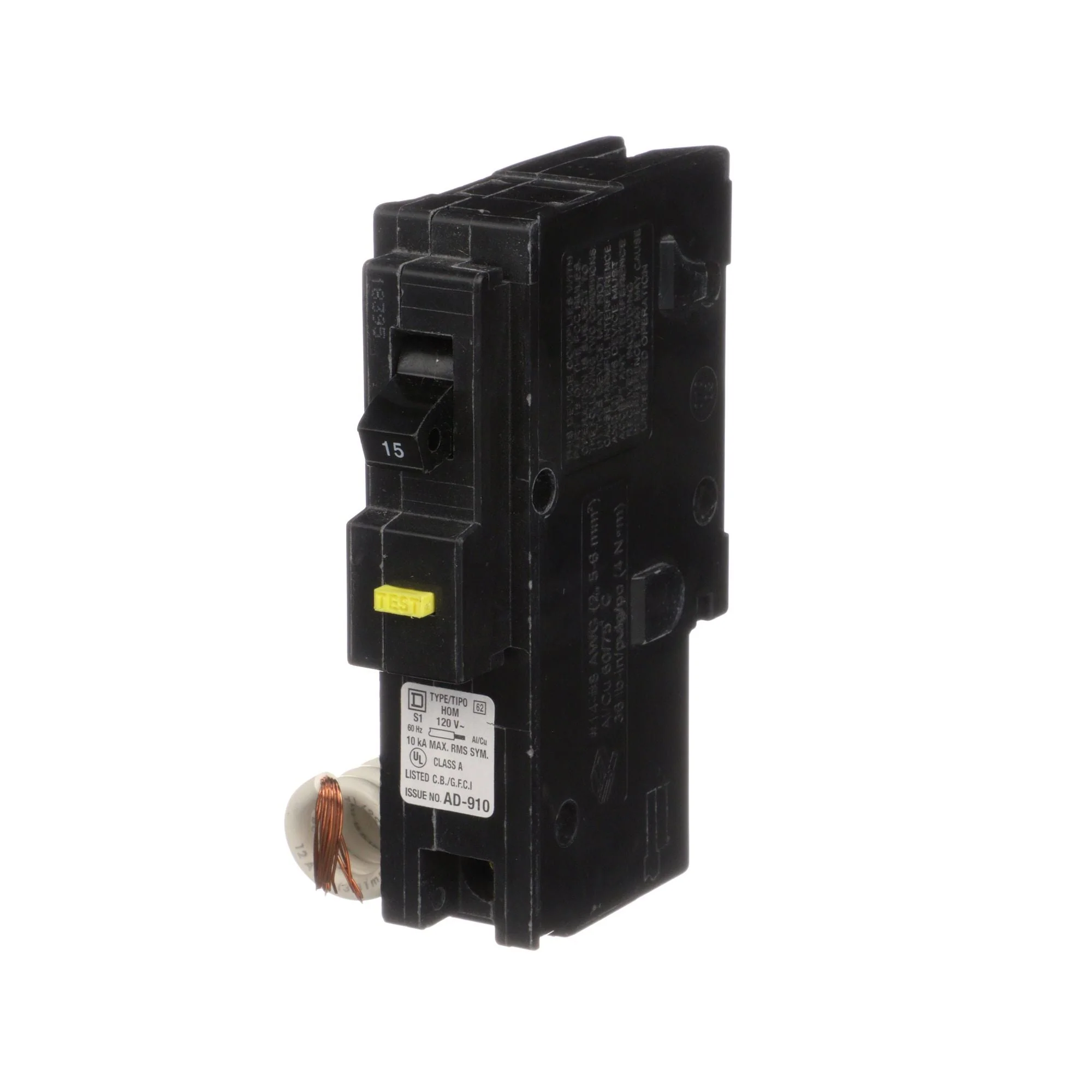 HOM115GFICP - Square D Homeline - GFCI Circuit Breaker - Image 3