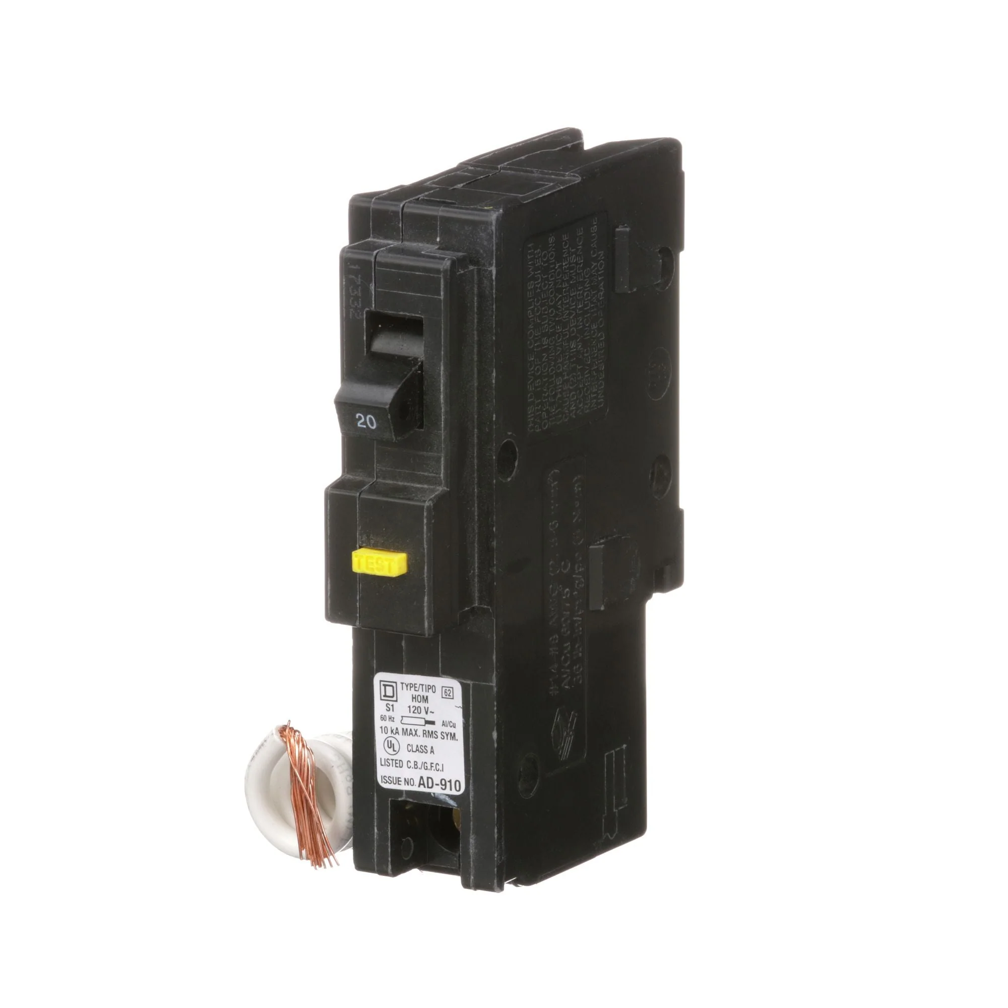 HOM120GFICP - Square D Homeline - GFCI Circuit Breaker - Image 3