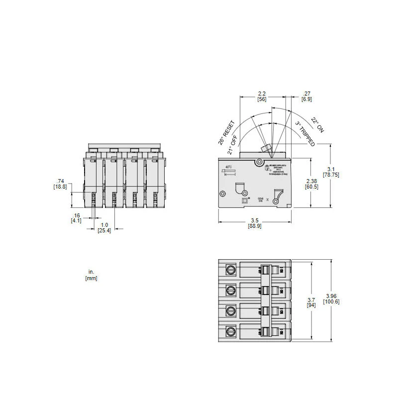 HOM2150 - Square D Homeline - Main Breaker - Image 5