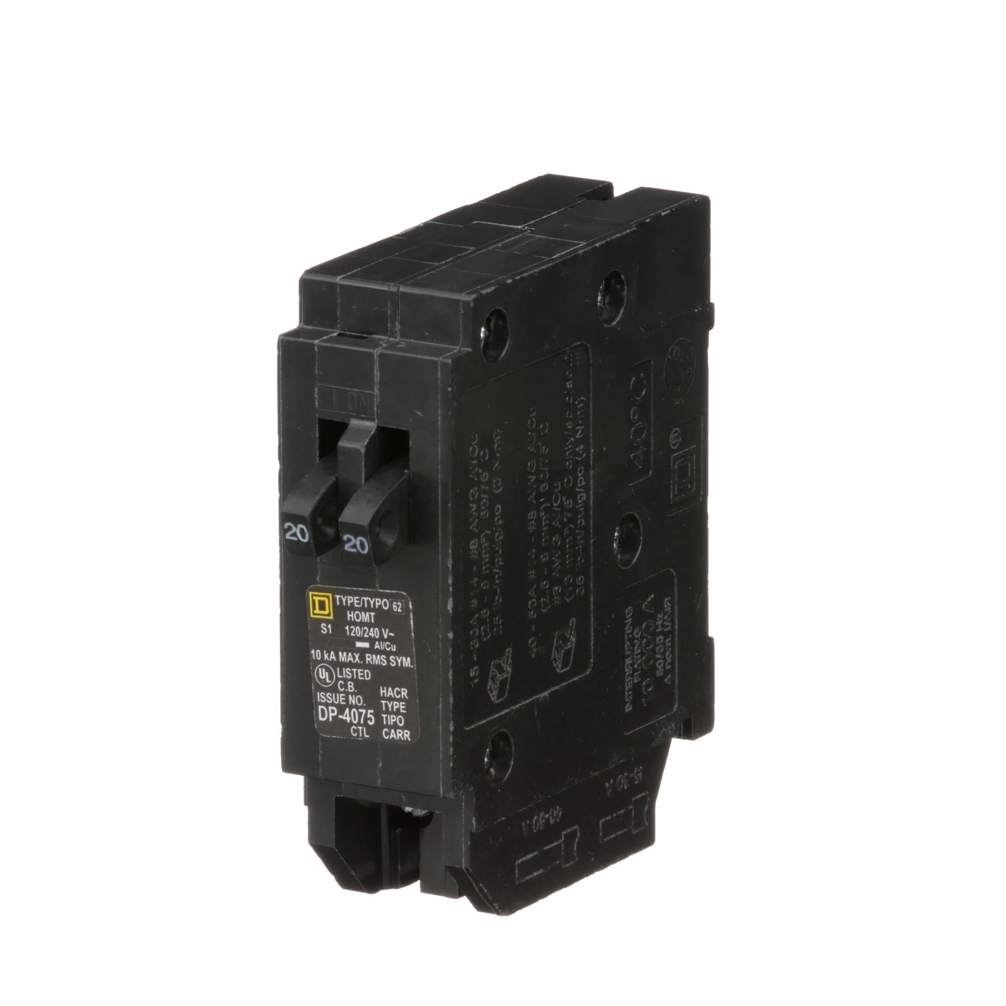 HOMT2020 - Square D Homeline - Tandem Circuit Breaker - Image 3