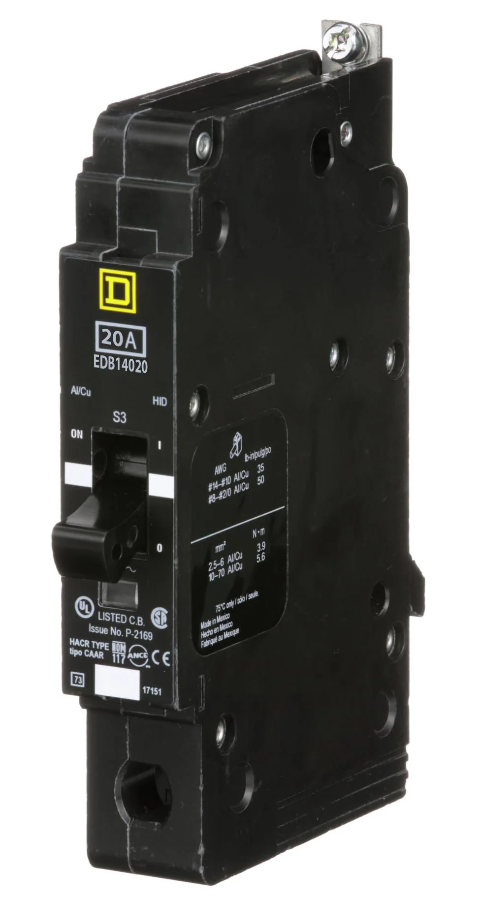 EDB14020 - Square D - Molded Case Circuit Breaker - Image 2