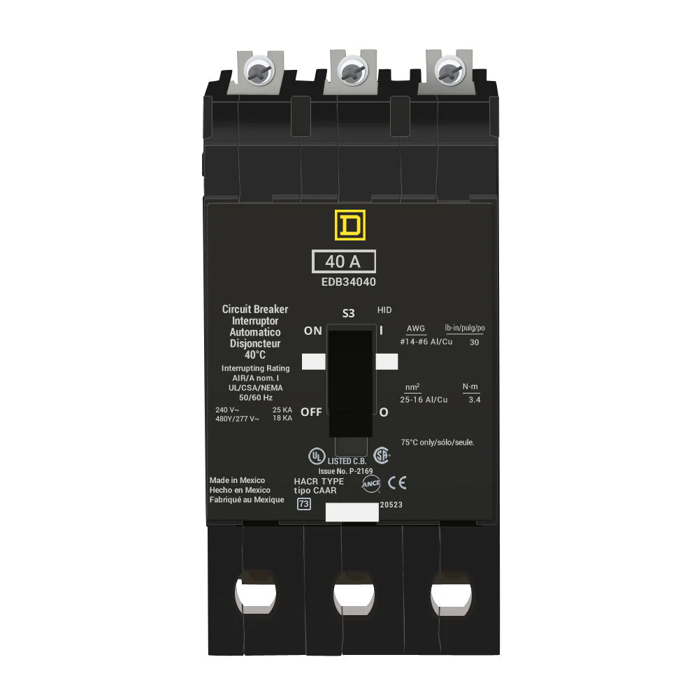 EDB34040 - Square D - Molded Case Circuit Breaker