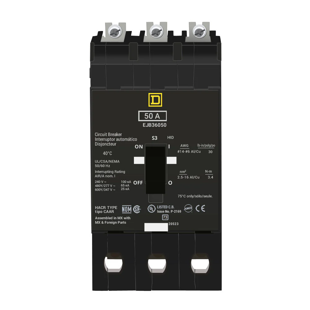 EJB36050 - Square D - Molded Case Circuit Breaker