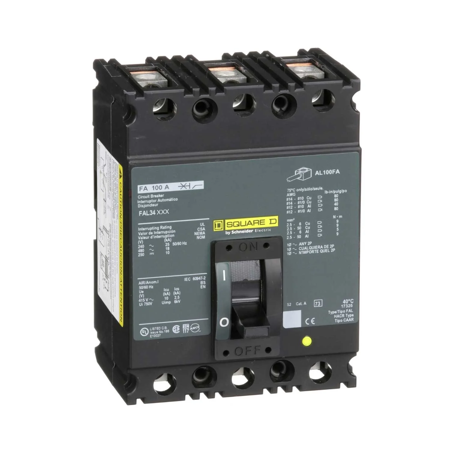 FAL34045 - Square D - Molded Case Circuit Breaker