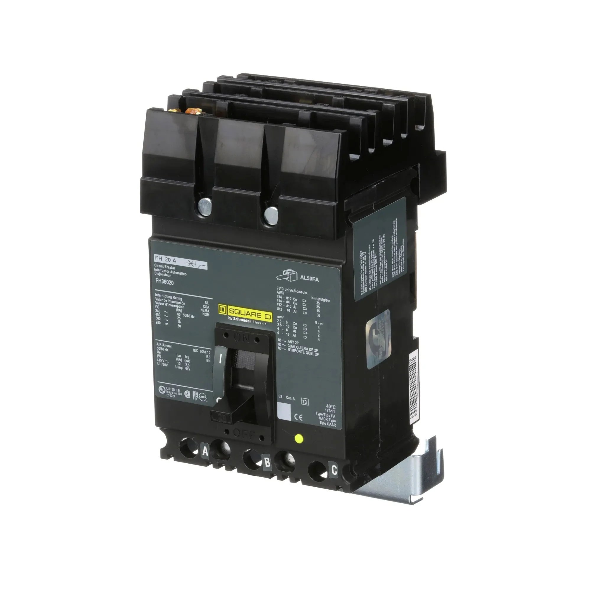 FH36020 - Square D - Molded Case Circuit Breaker - Image 3