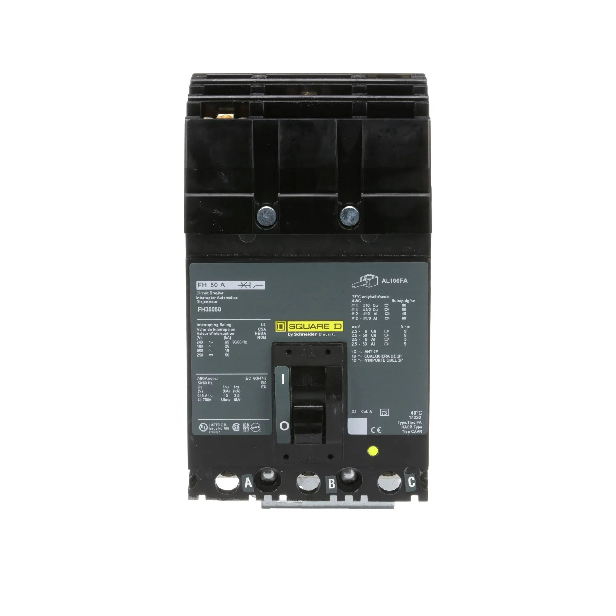 FH36050 - Square D - Molded Case Circuit Breaker