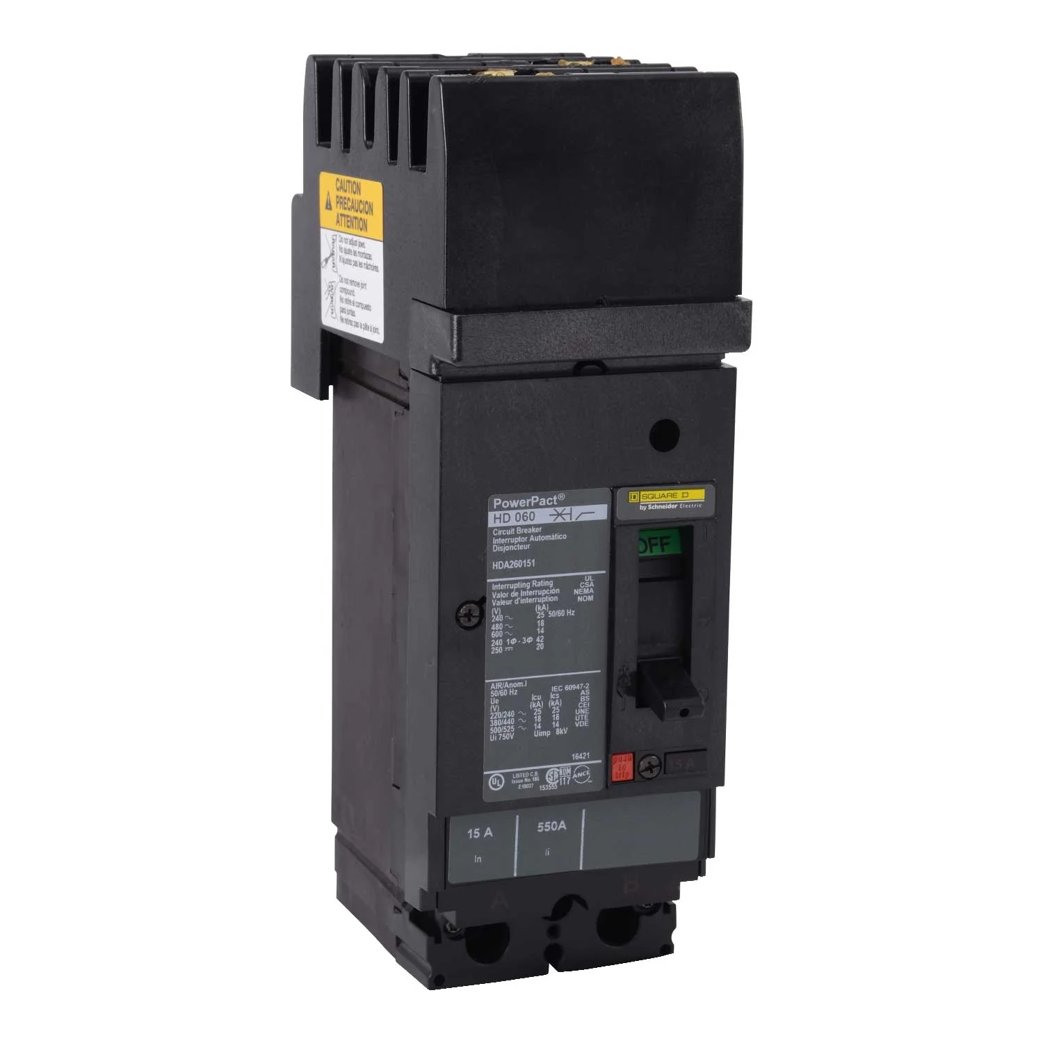 HDA260502 - Square D - Molded Case Circuit Breaker