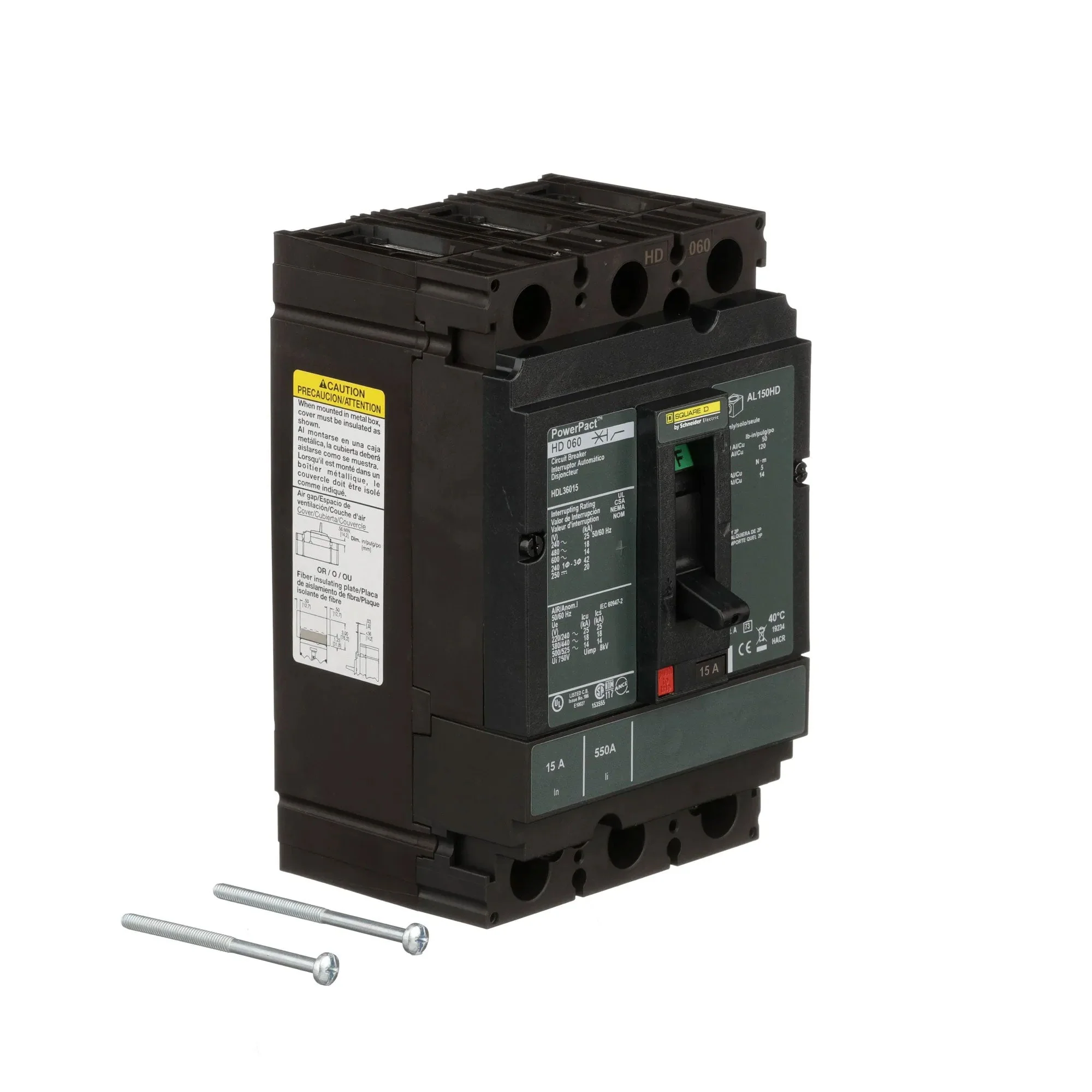 HDL36015 - Square D - Molded Case Circuit Breaker - Image 2