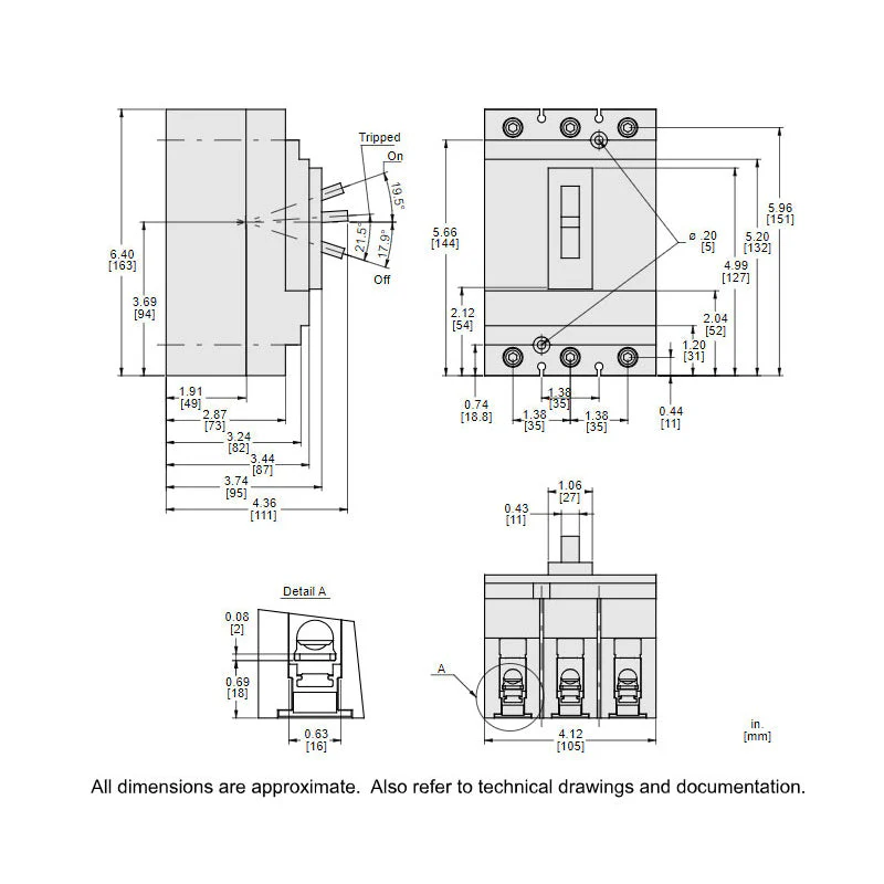 HDL36090 - Square D - Molded Case Circuit Breaker - Image 5