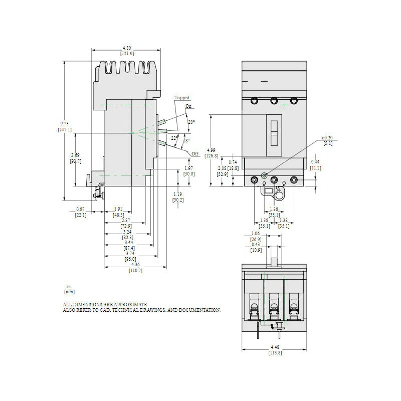 HGA36025 - Square D - Molded Case Circuit Breaker - Image 2