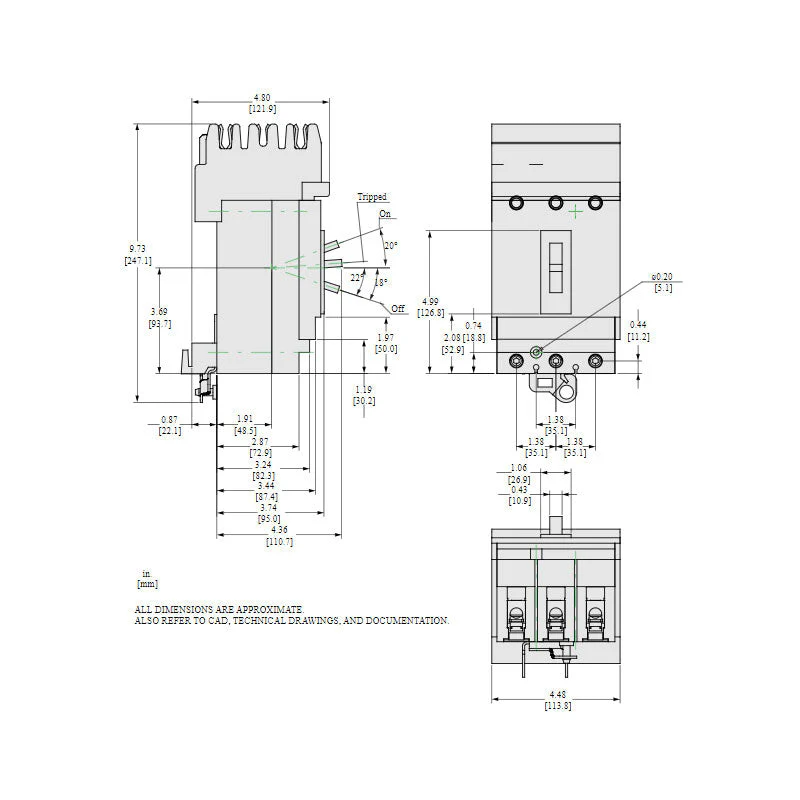 HGA36035 - Square D - Molded Case Circuit Breaker - Image 2