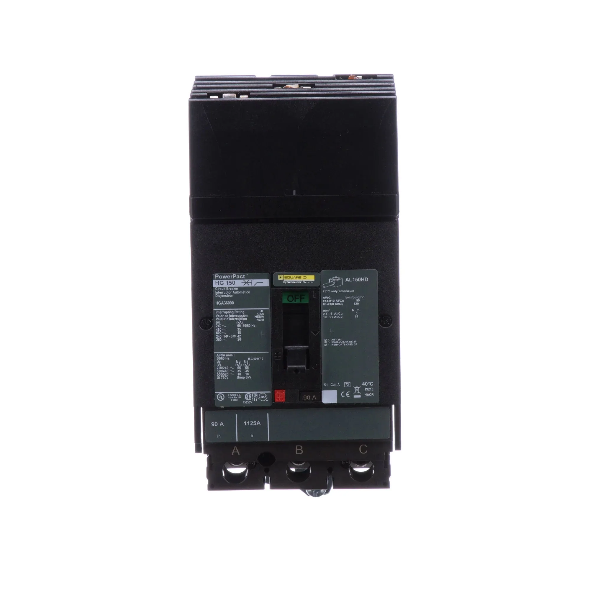 HGA36090 - Square D - Molded Case Circuit Breaker