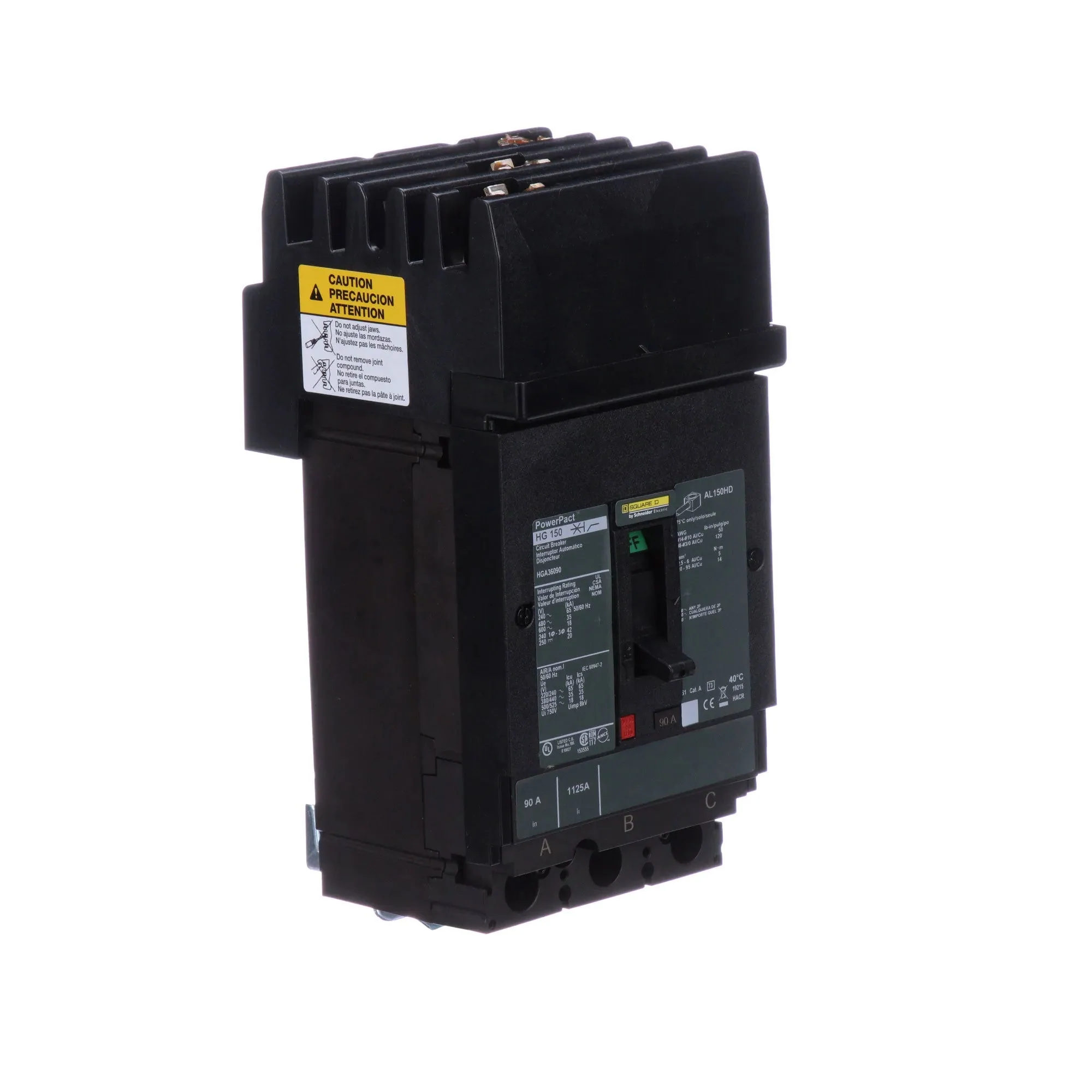 HGA36090 - Square D - Molded Case Circuit Breaker - Image 2