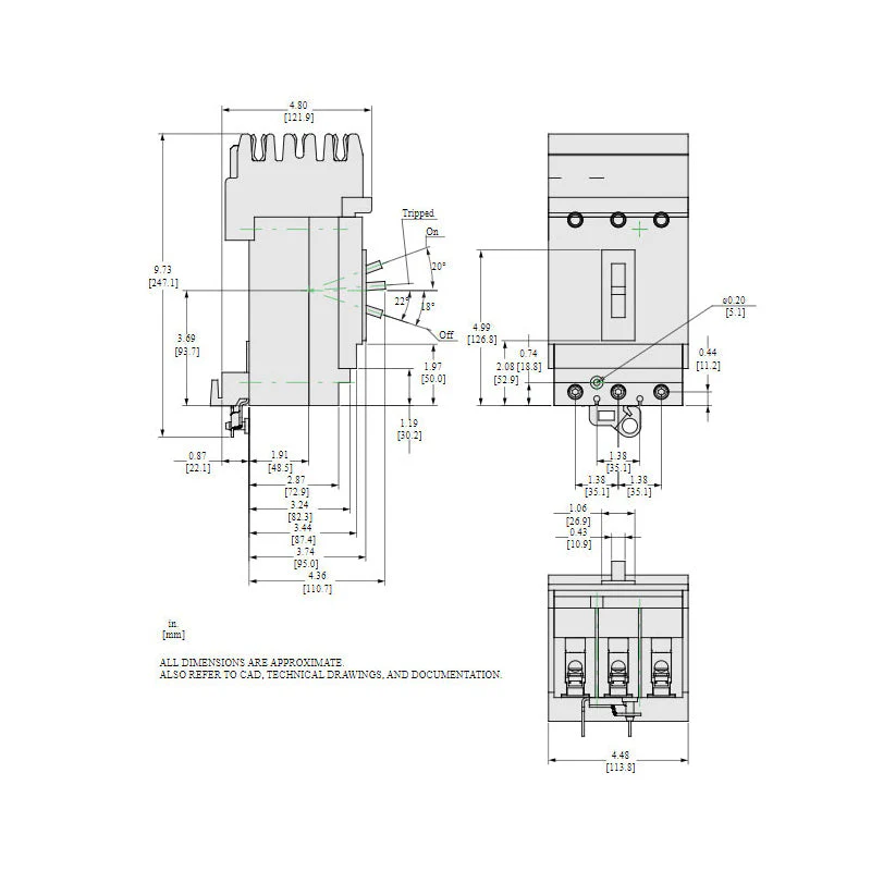 HGA36100 - Square D - Molded Case Circuit Breaker - Image 5