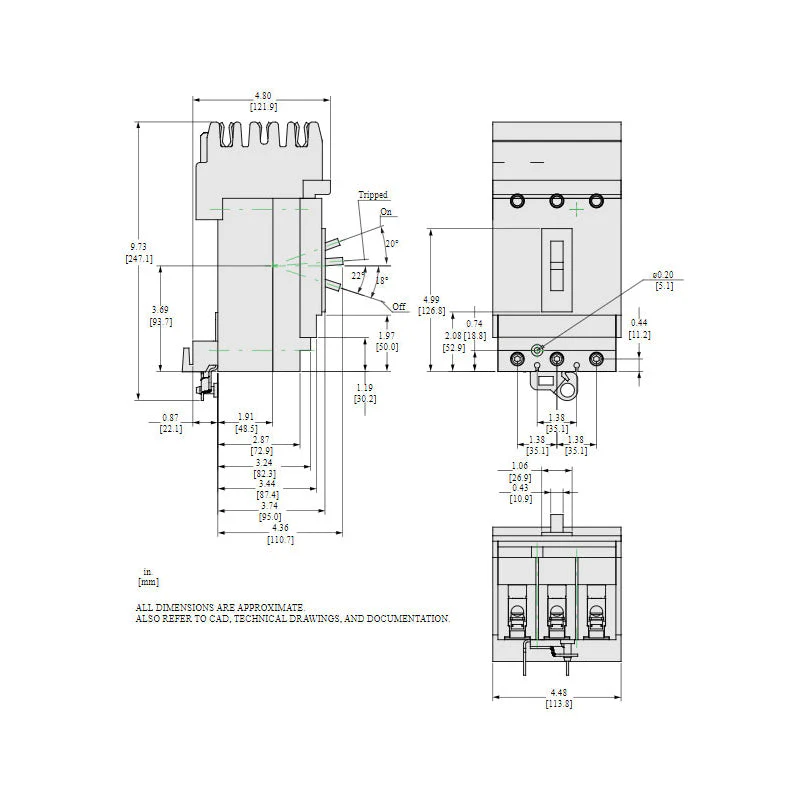 HGA36100U31X - Square D - Molded Case Circuit Breaker - Image 2