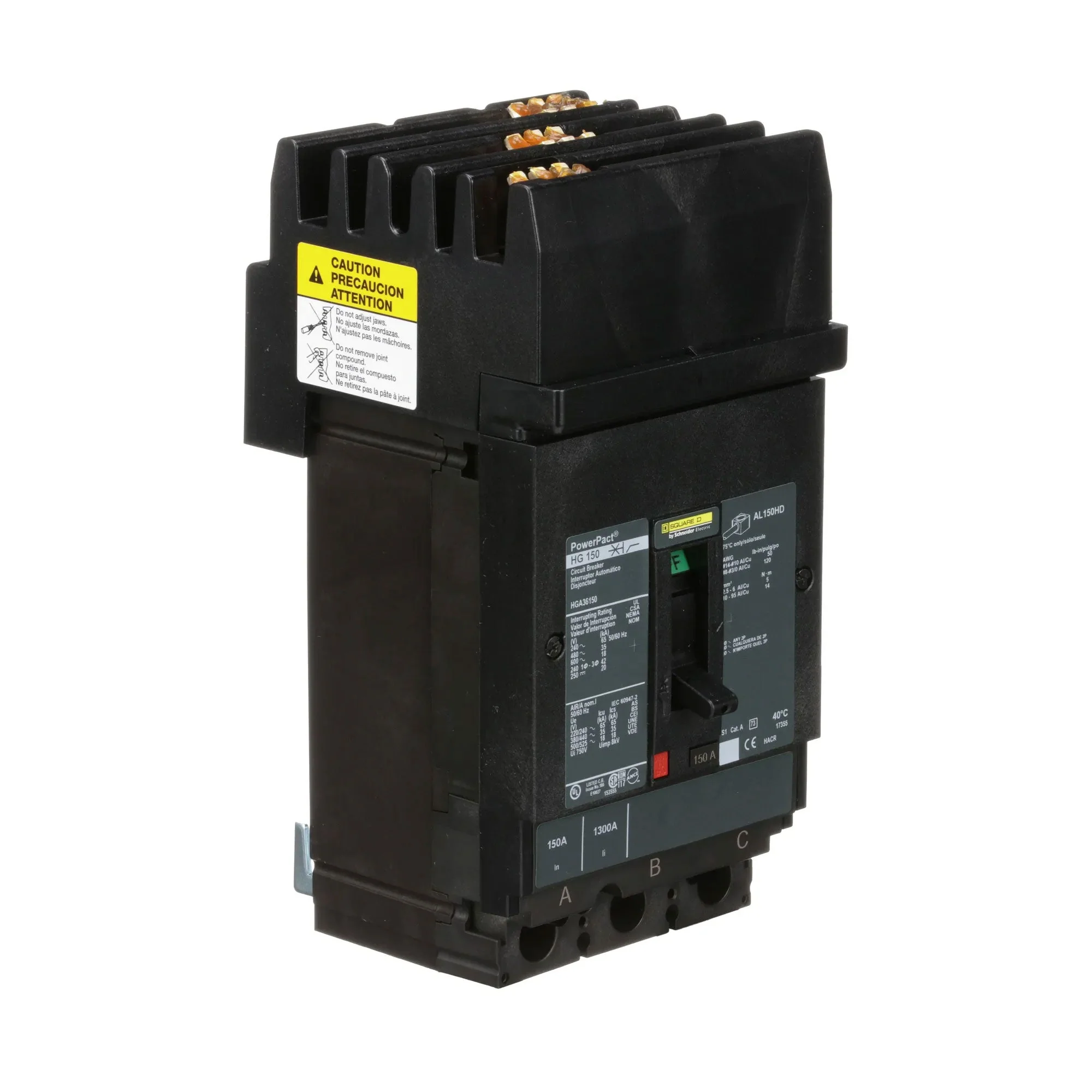 HGA36150 - Square D - Molded Case Circuit Breaker - Image 2