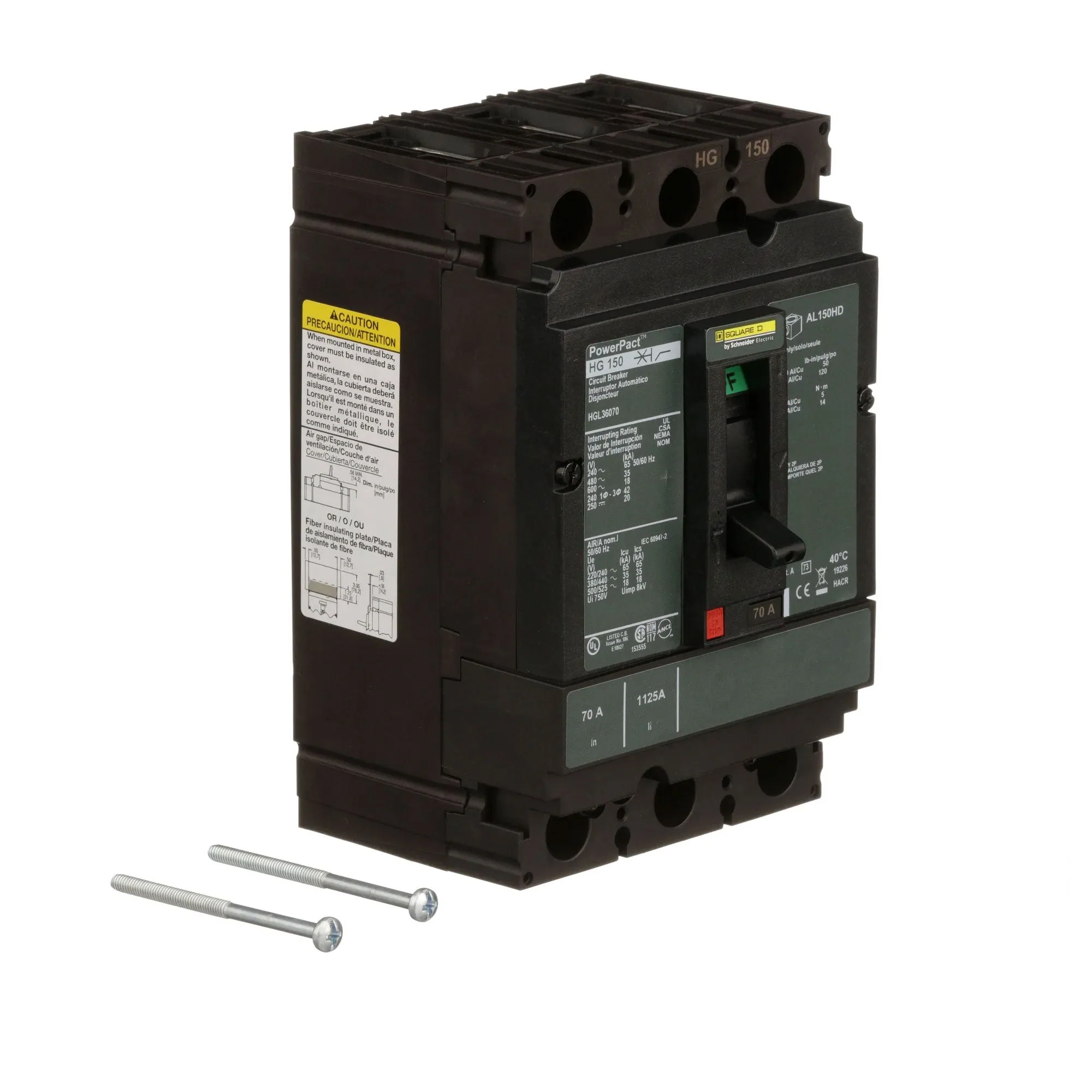 HGL36070 - Square D - Molded Case Circuit Breaker - Image 2