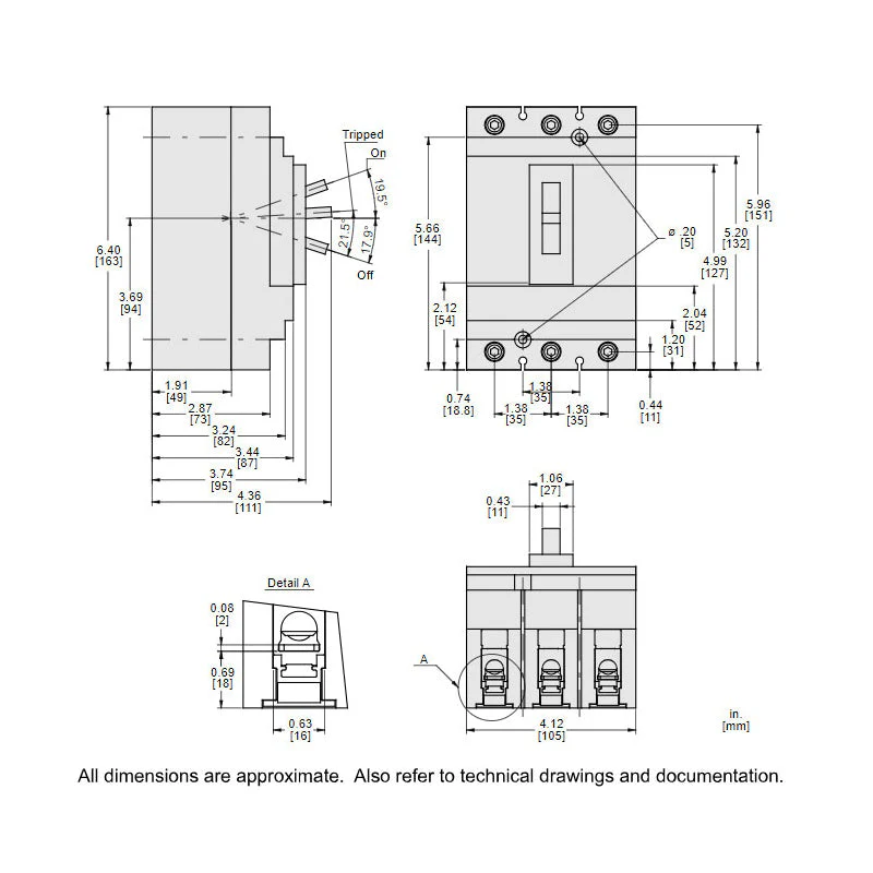 HGL36080 - Square D - Molded Case Circuit Breaker - Image 5