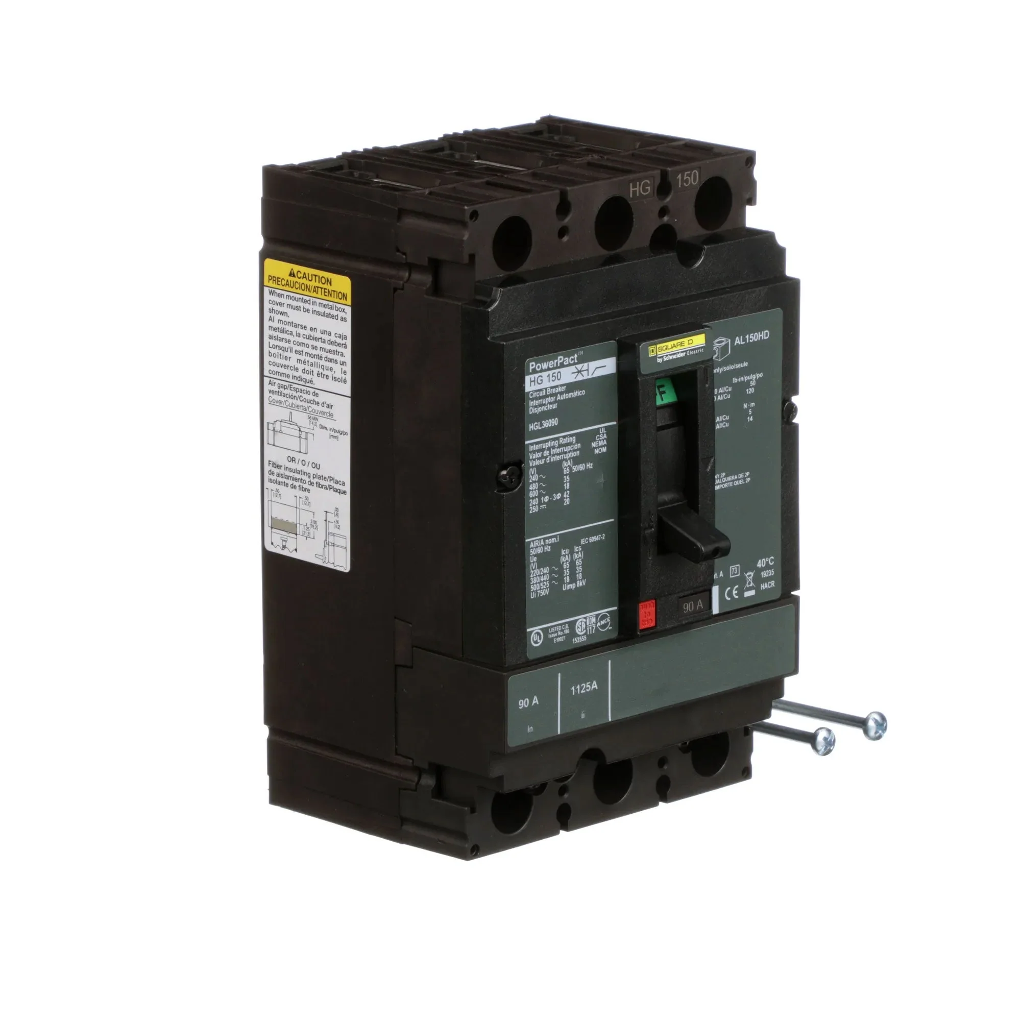 HGL36090 - Square D - Molded Case Circuit Breaker - Image 2