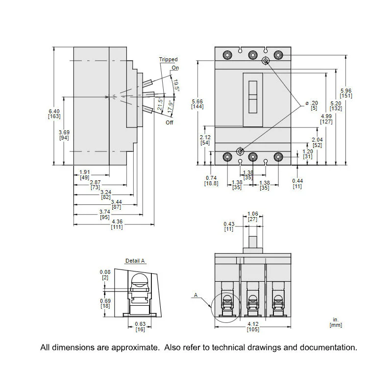 HGL36110 - Square D - Molded Case Circuit Breaker - Image 5