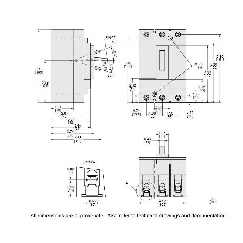 HGL36150 - Square D - Molded Case Circuit Breaker - Image 5
