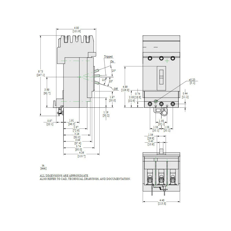 HJA36015 - Square D - Molded Case Circuit Breaker - Image 5