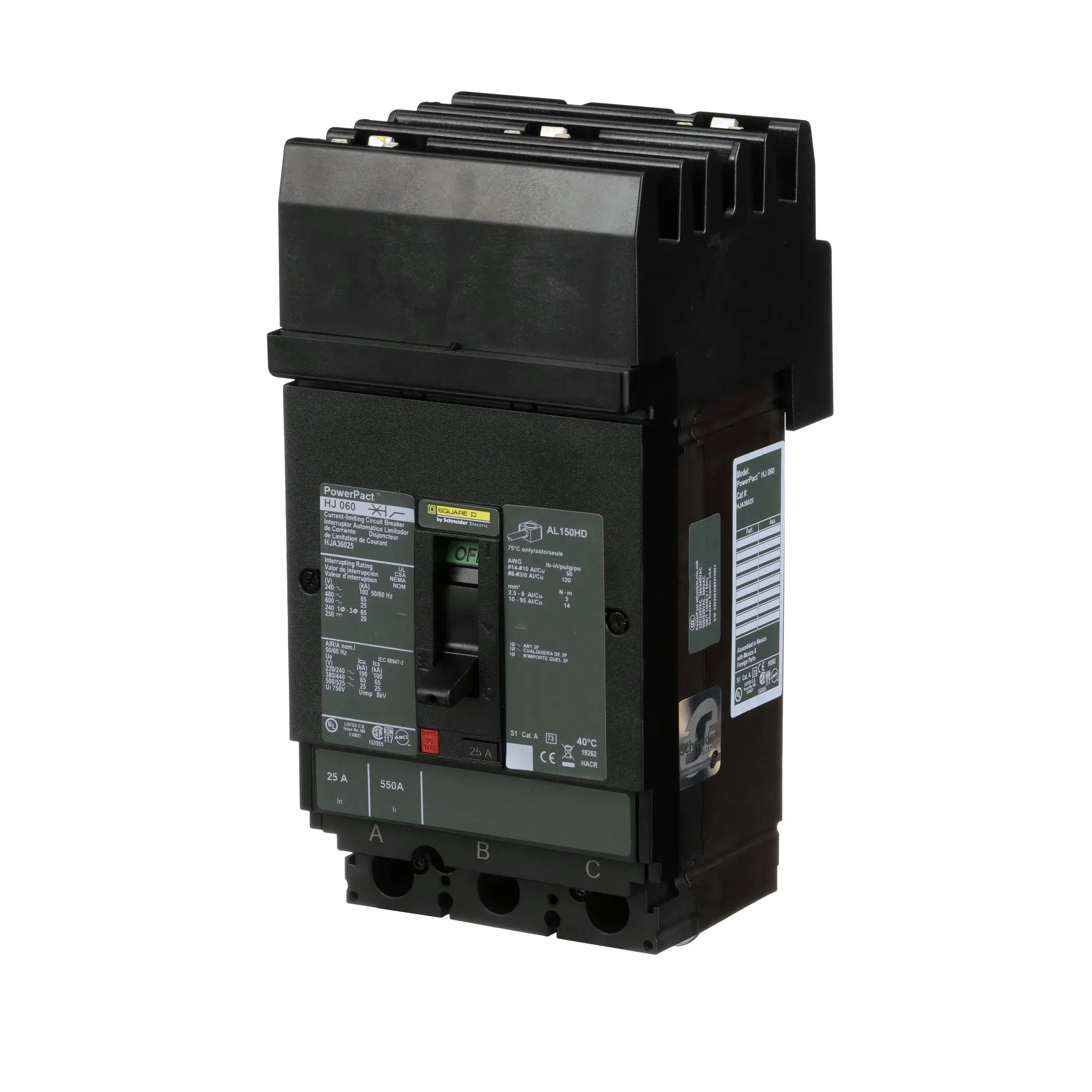 HJA36025 - Square D - Molded Case Circuit Breaker - Image 3