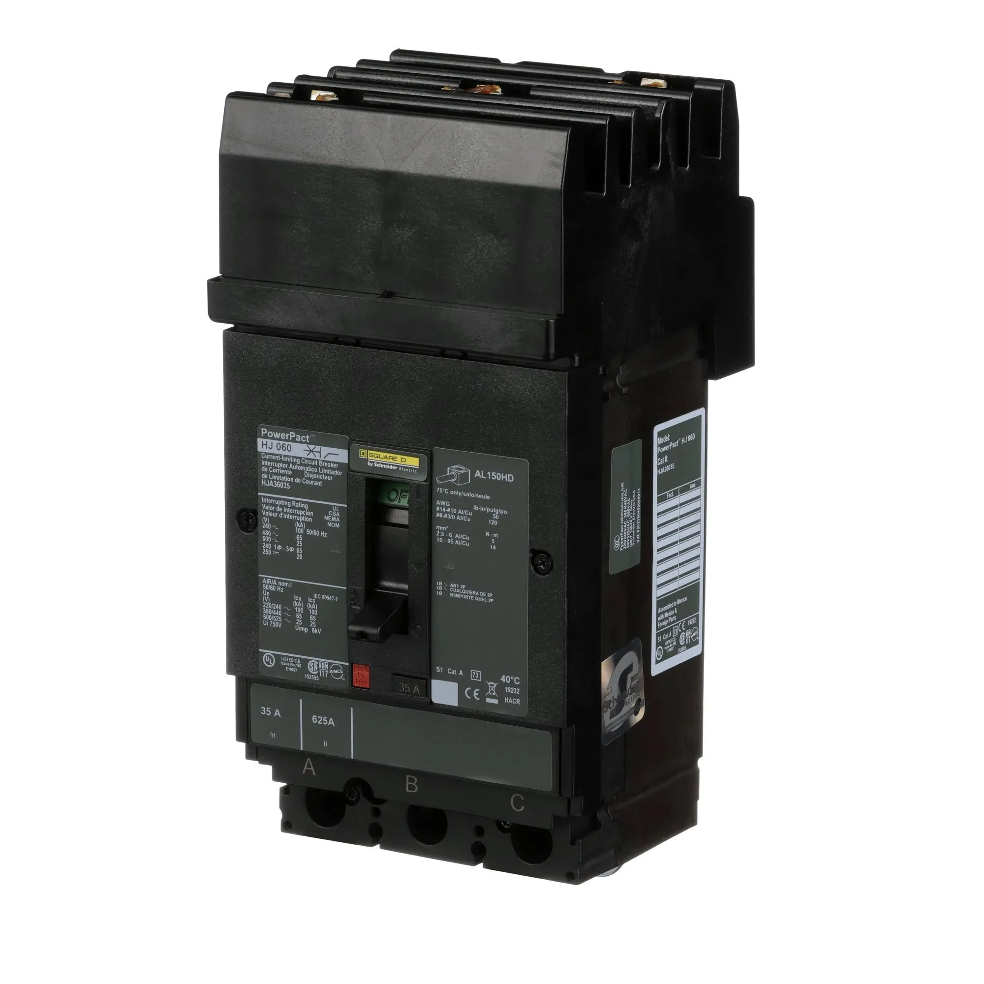 HJA36035 - Square D - Molded Case Circuit Breaker - Image 3