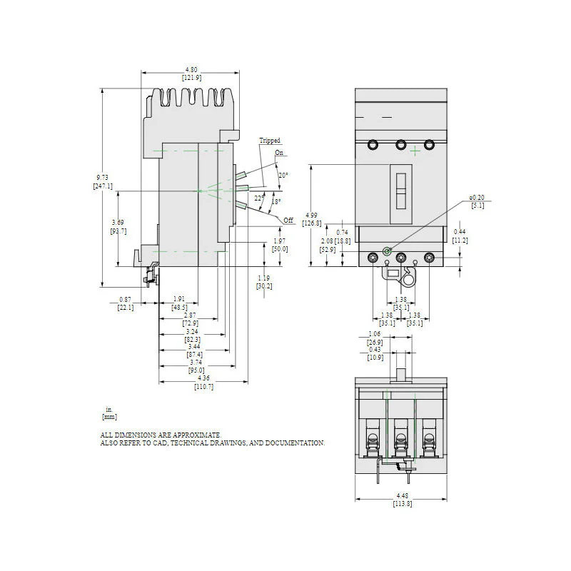 HJA36035 - Square D - Molded Case Circuit Breaker - Image 5