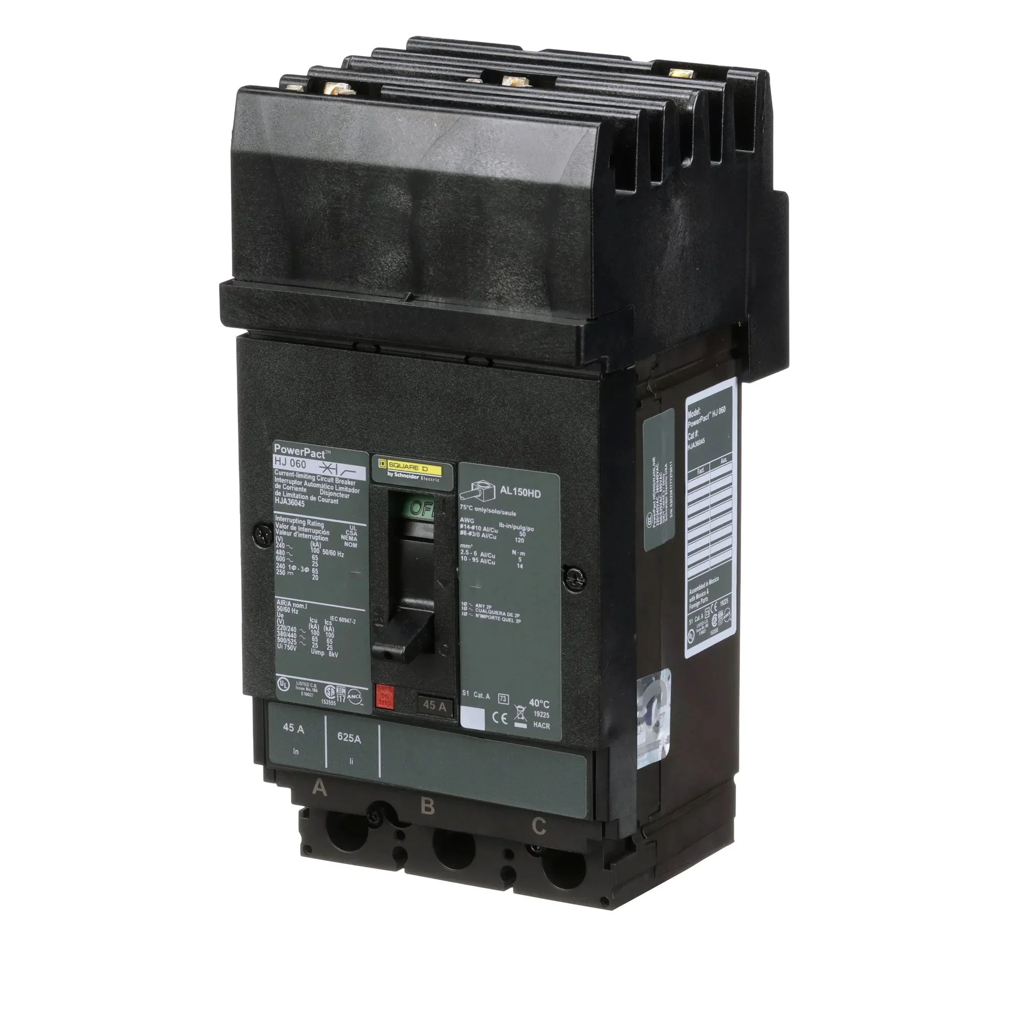 HJA36045 - Square D - Molded Case Circuit Breaker - Image 3