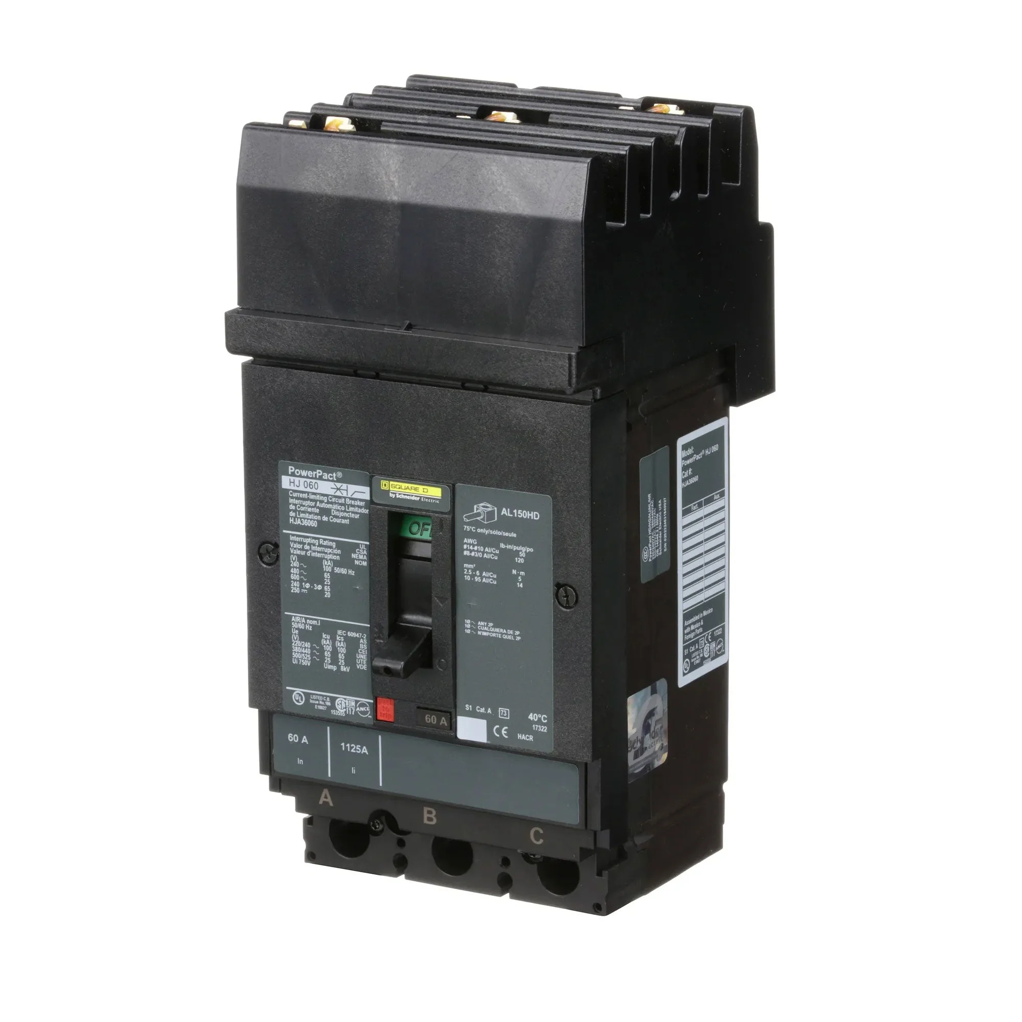 HJA36060 - Square D - Molded Case Circuit Breaker - Image 3
