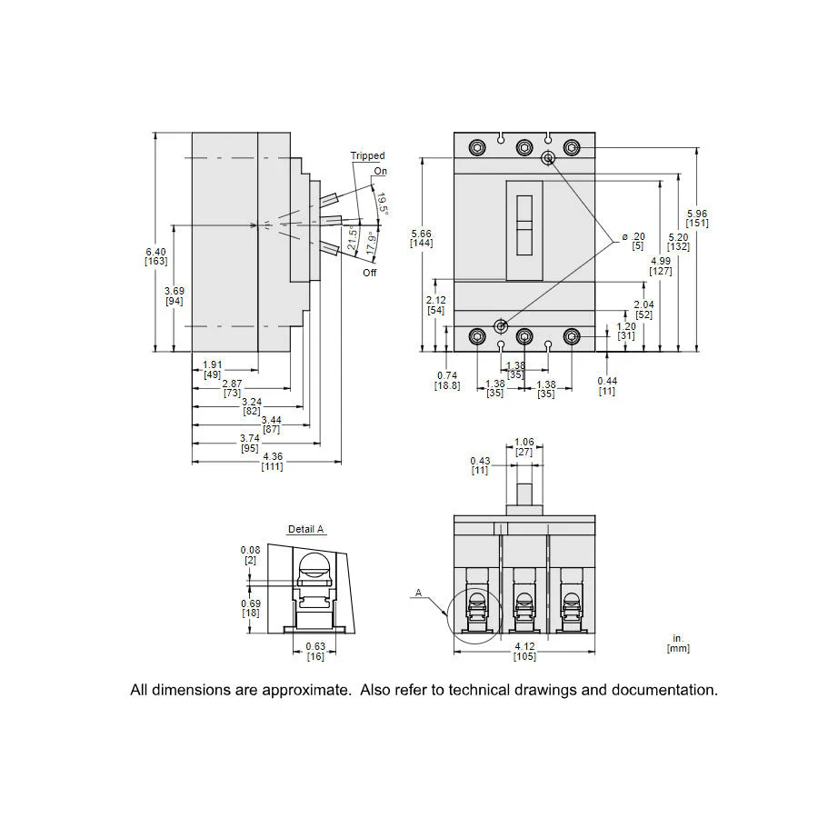 HJL36015 - Square D - Molded Case Circuit Breaker - Image 5