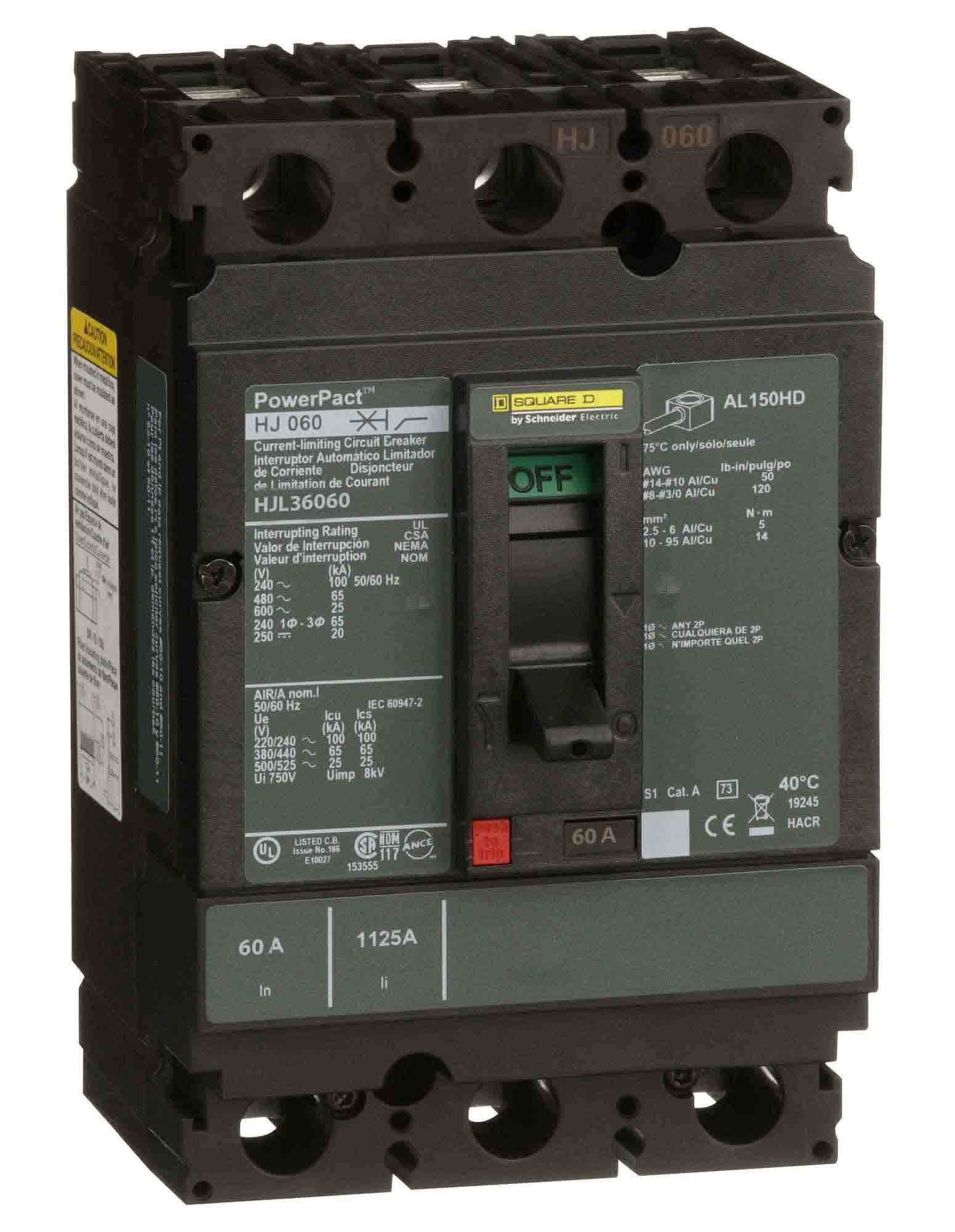 HJL36060 - Square D - Molded Case Circuit Breaker - Image 2