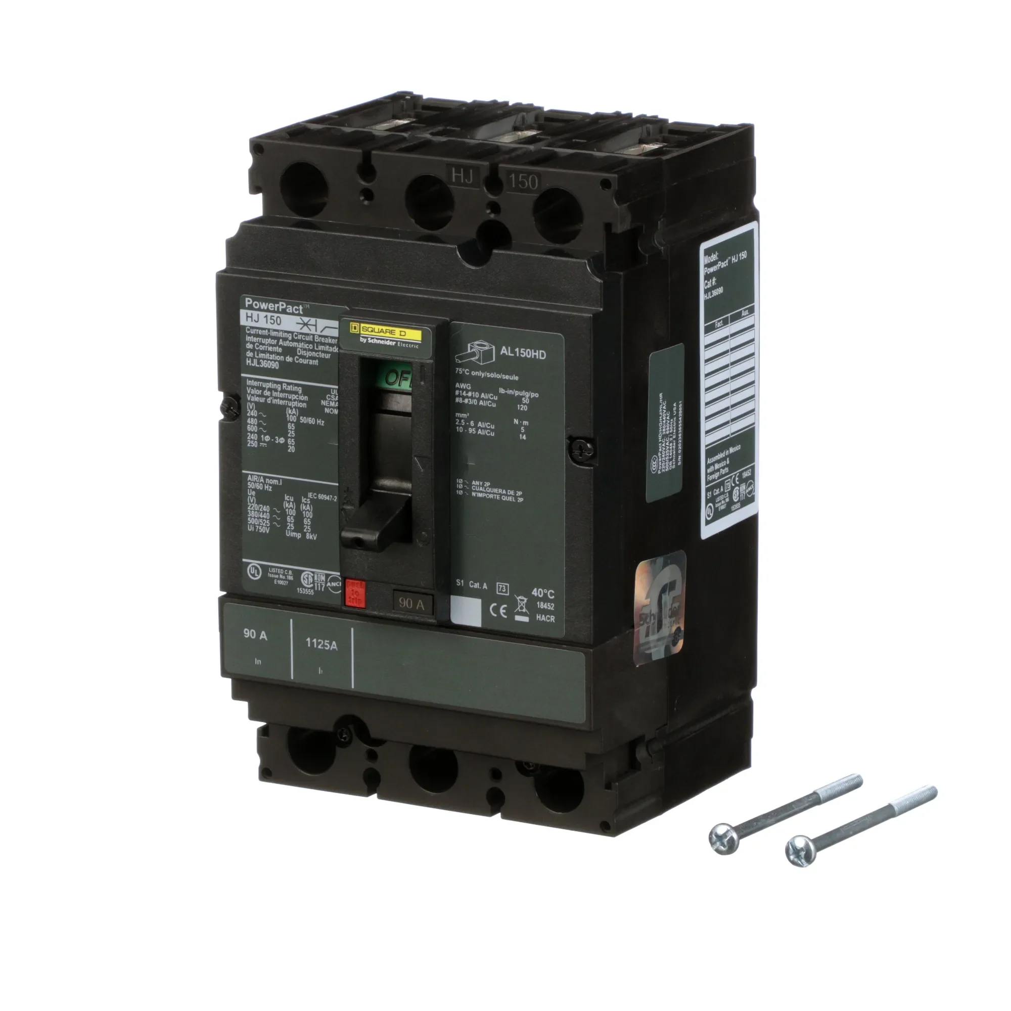 HJL36090 - Square D - Molded Case Circuit Breaker - Image 3