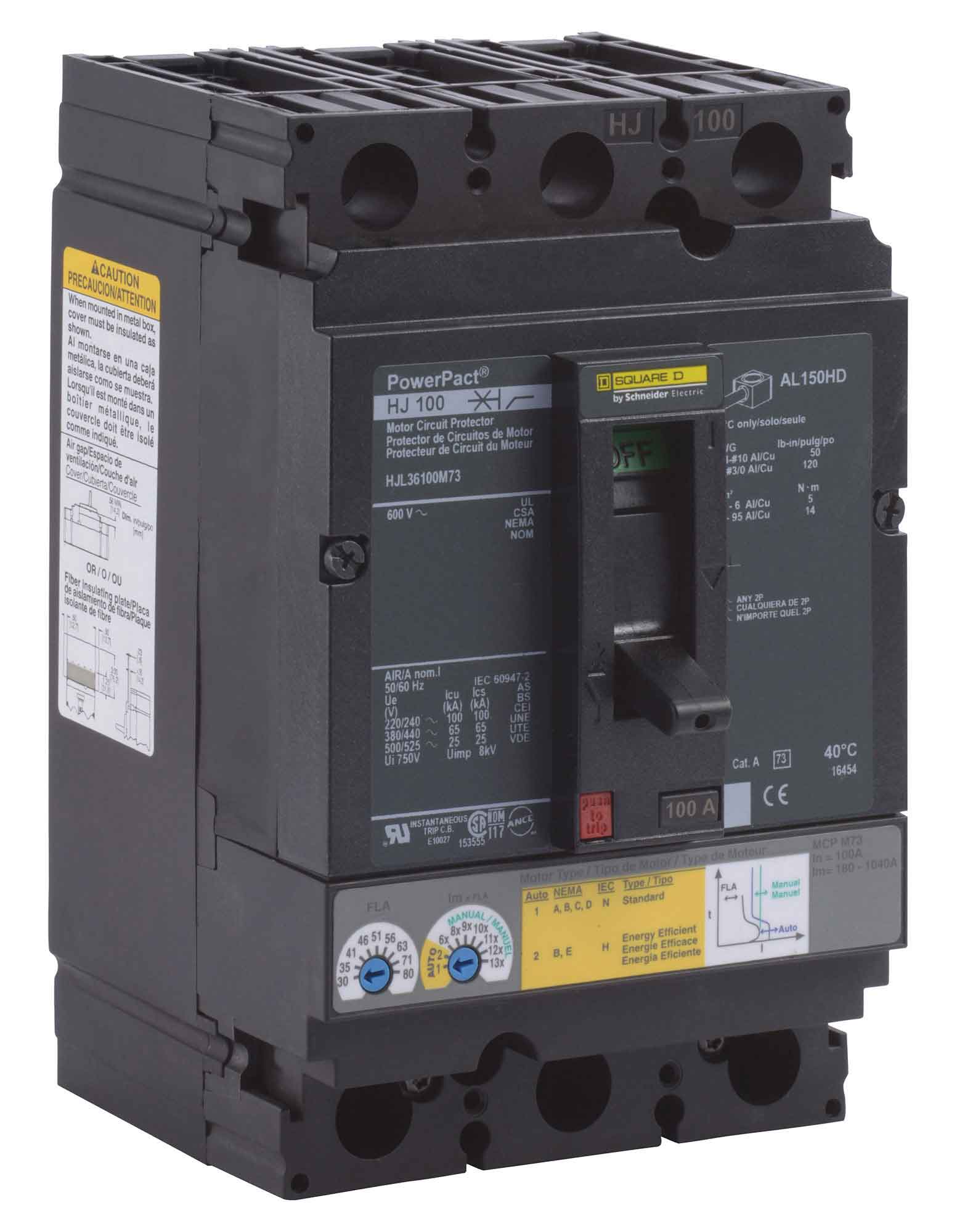 HJL36100M73 - Square D - Molded Case Circuit Breaker - Image 2