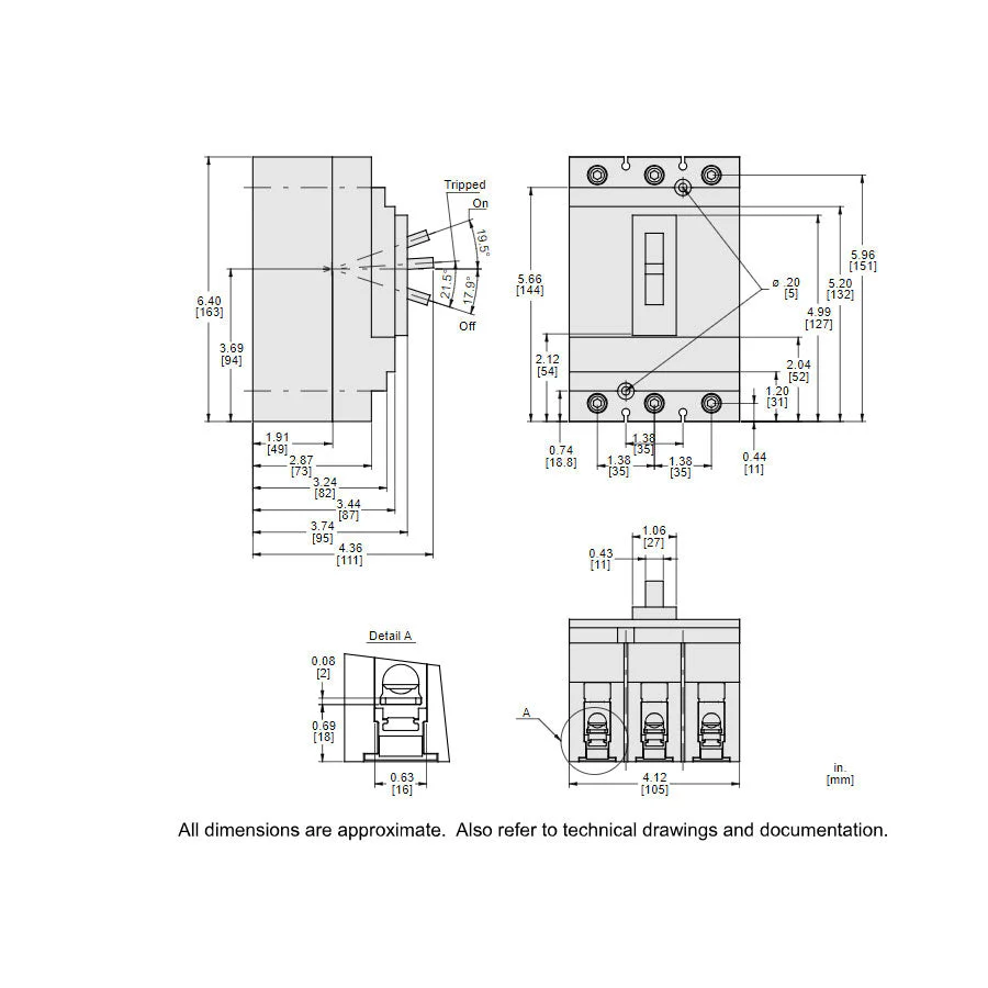 HJL36150 - Square D - Molded Case Circuit Breaker - Image 5