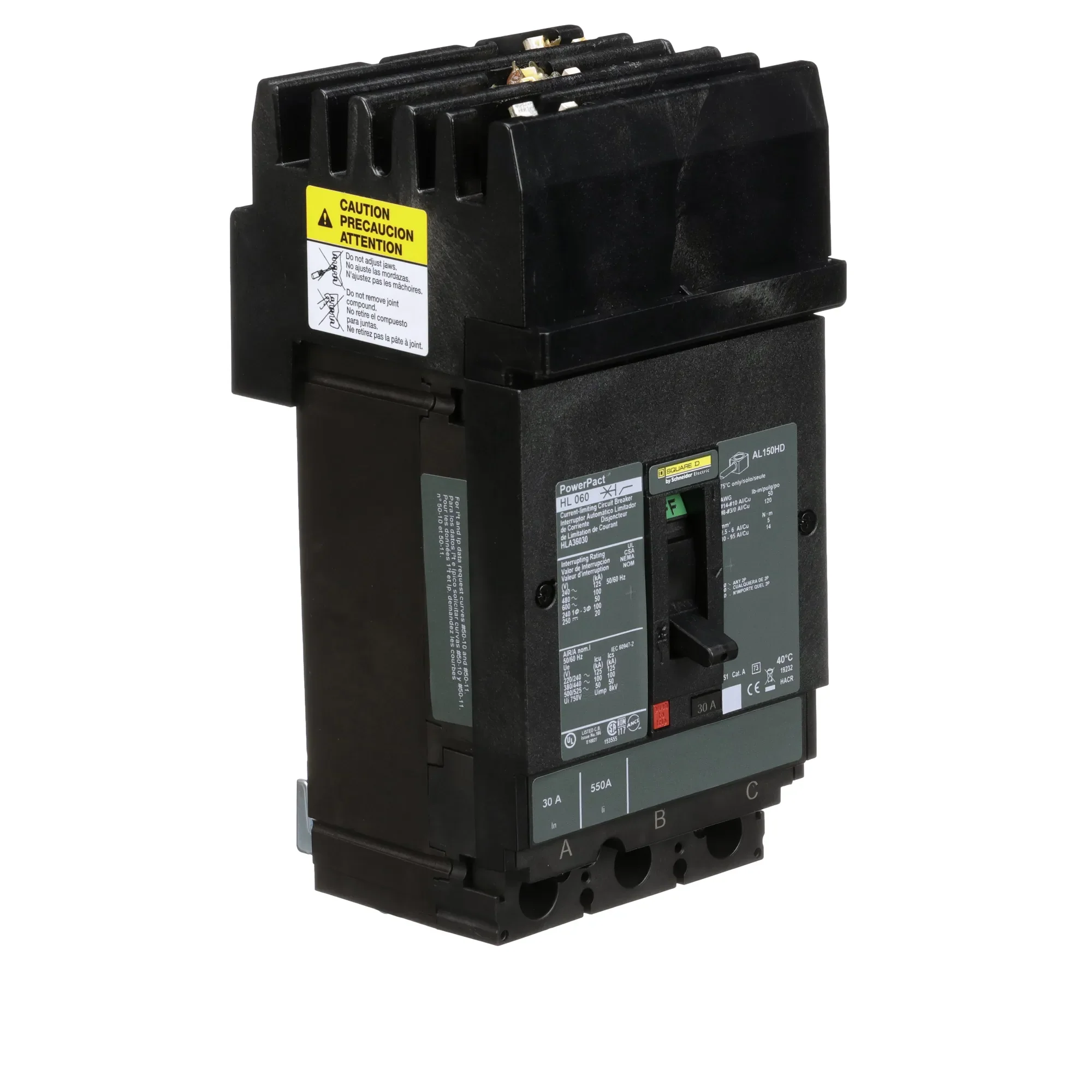HLA36030 - Square D - Molded Case Circuit Breaker - Image 2