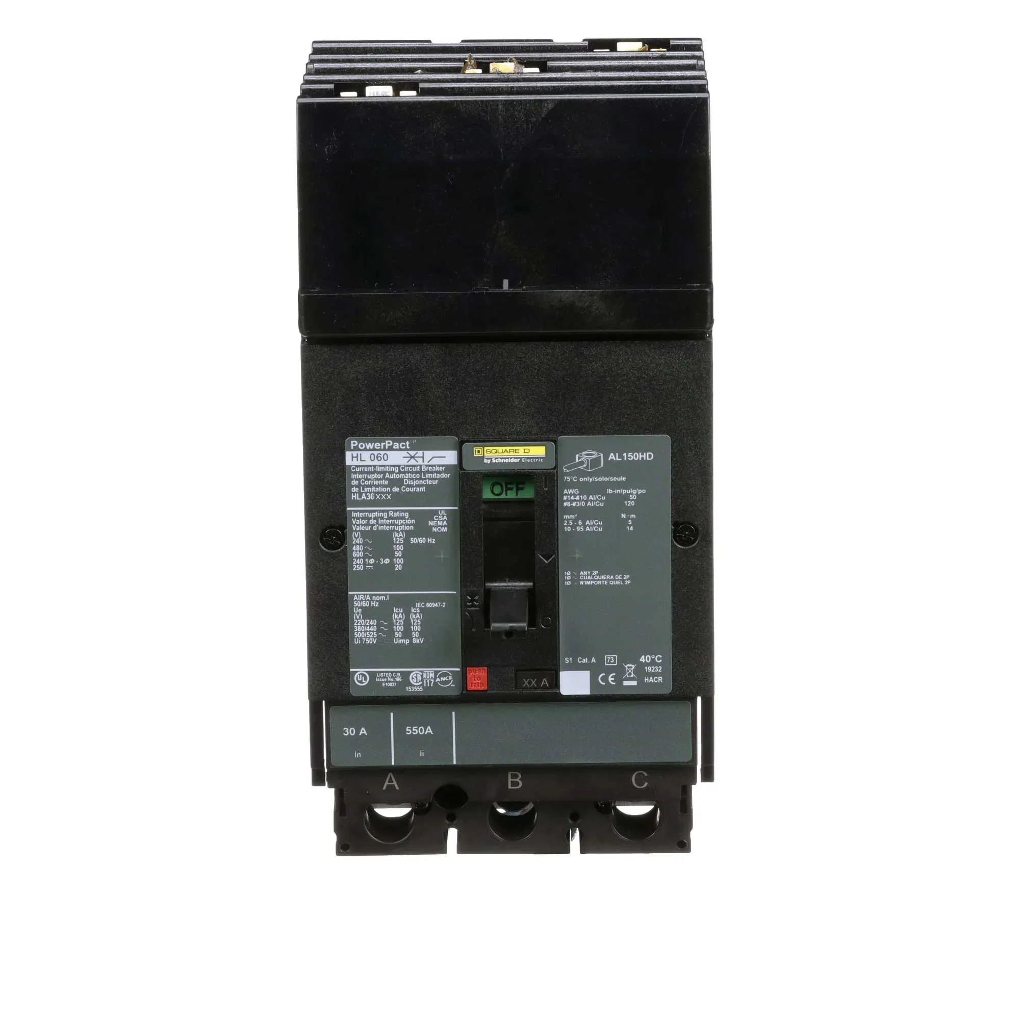 HLA36050 - Square D - Molded Case Circuit Breaker