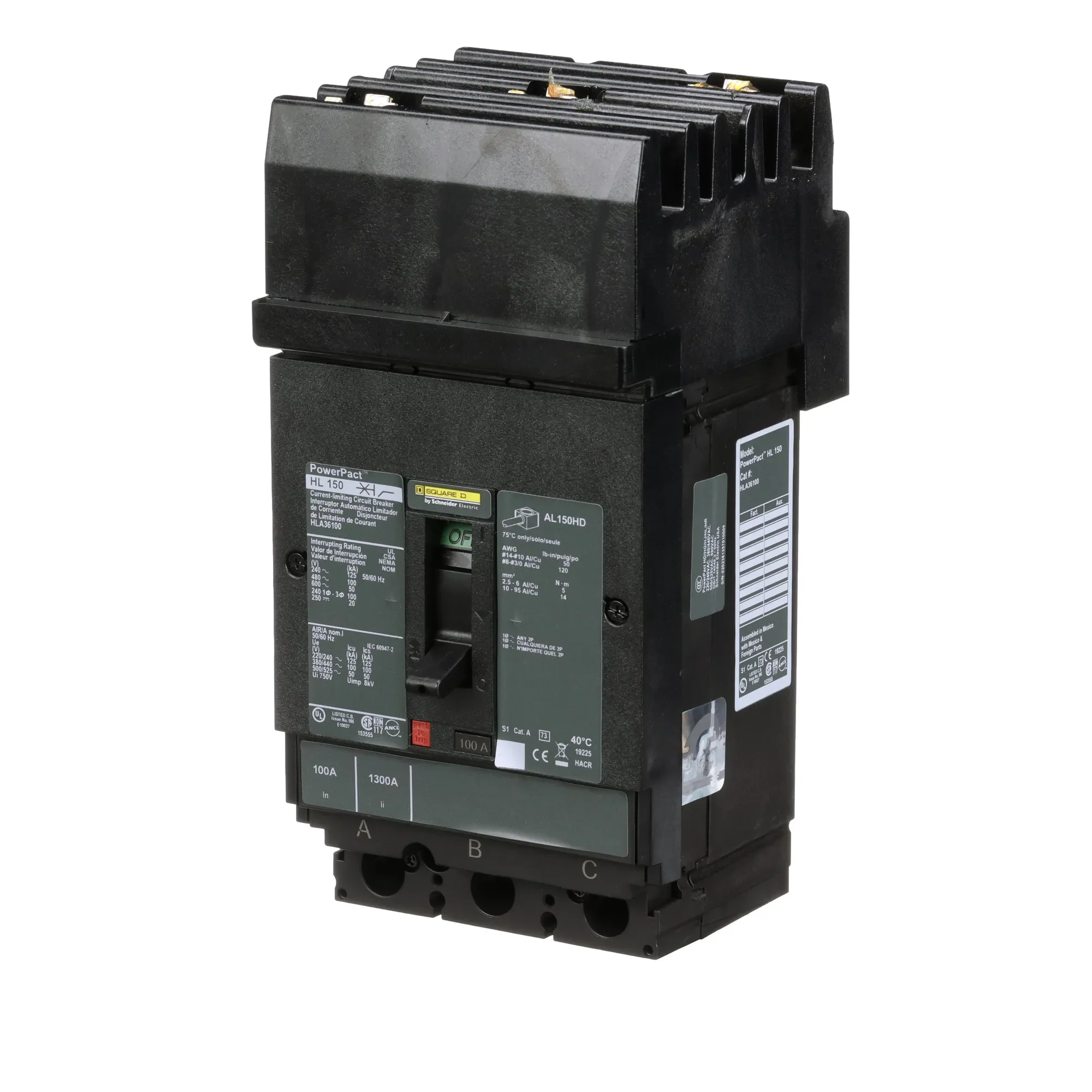 HLA36060 - Square D - Molded Case Circuit Breaker - Image 3