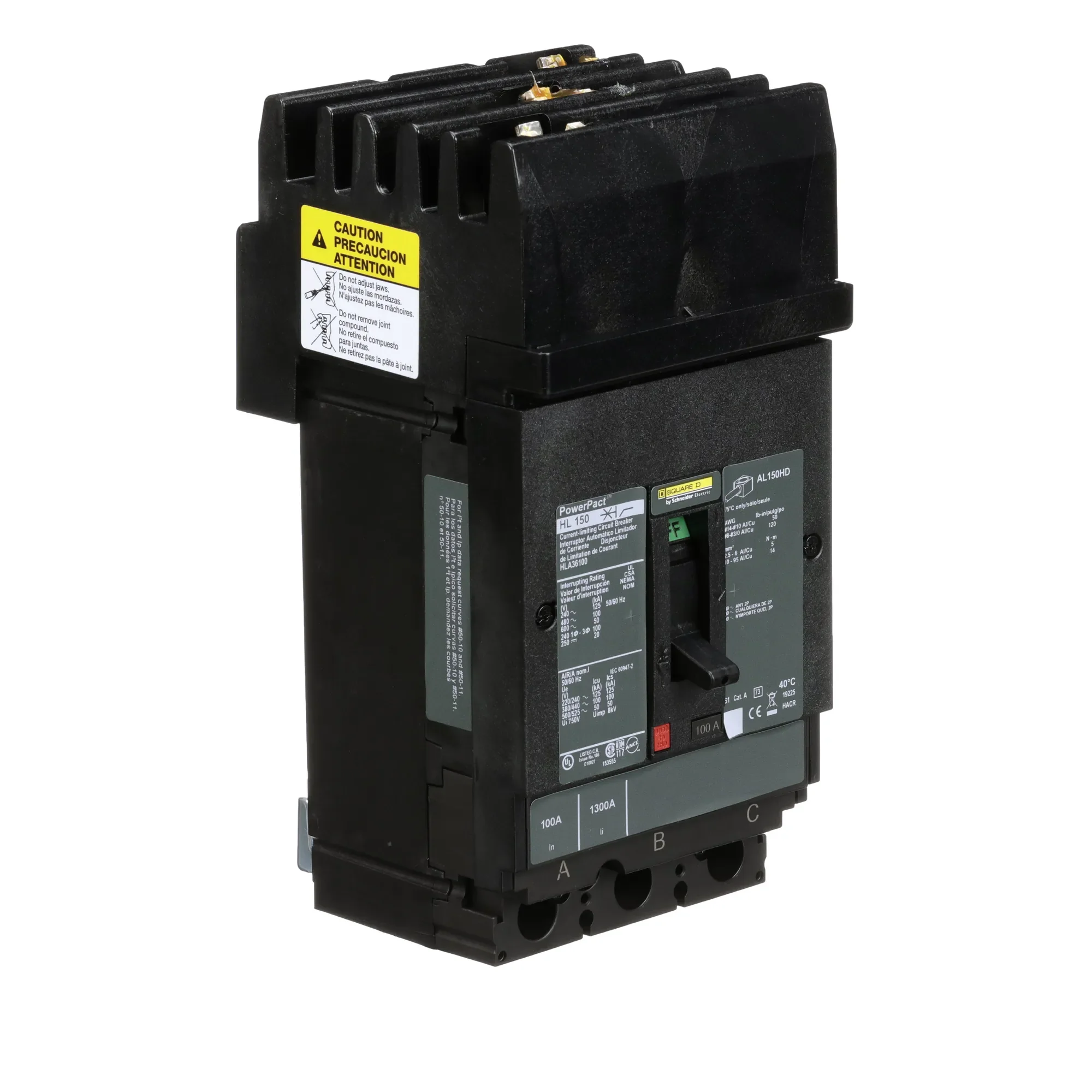 HLA36150 - Square D - Molded Case Circuit Breaker - Image 2