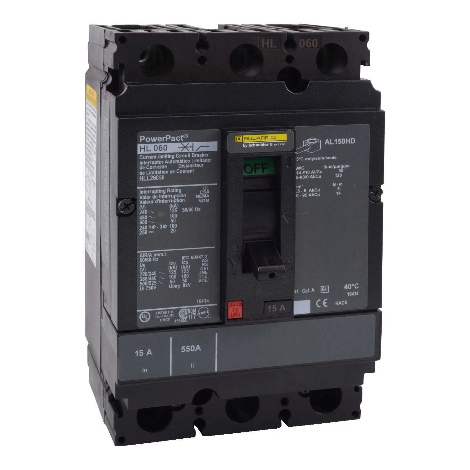 HLL26050 - Square D - Molded Case Circuit Breaker